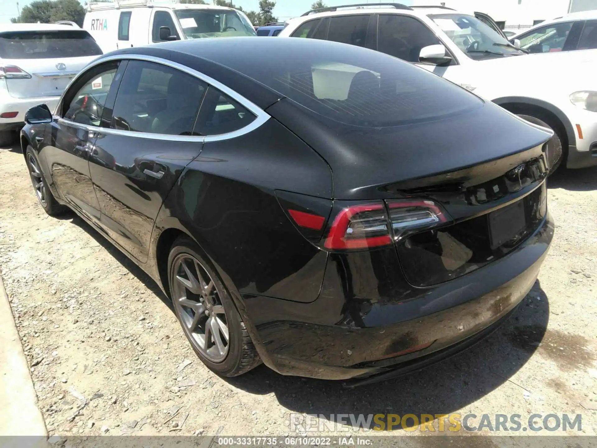 3 Photograph of a damaged car 5YJ3E1EB5KF454411 TESLA MODEL 3 2019