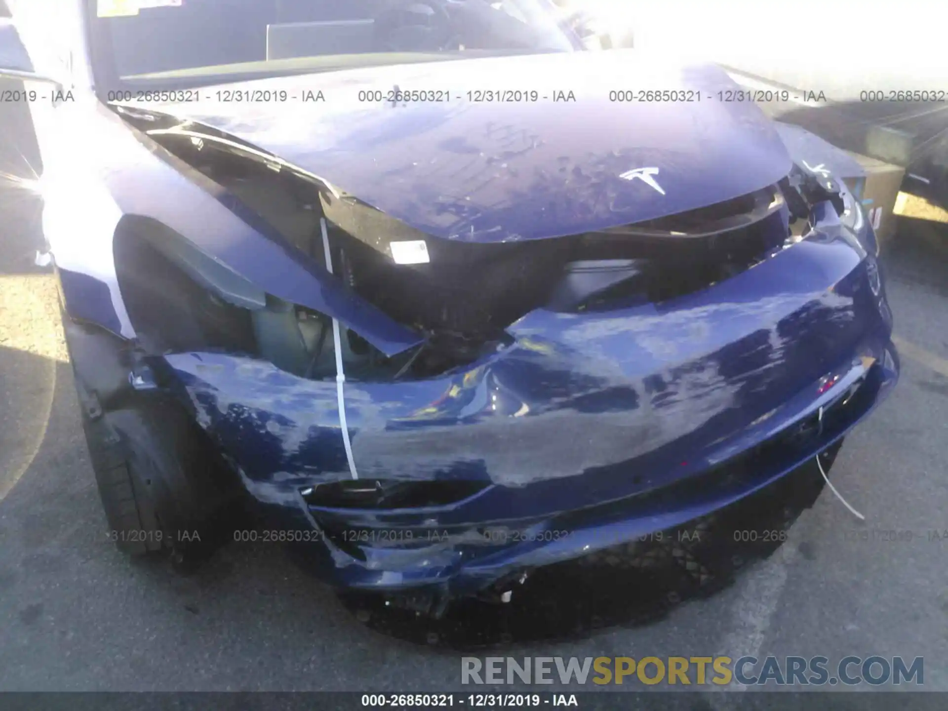 6 Photograph of a damaged car 5YJ3E1EB5KF464517 TESLA MODEL 3 2019