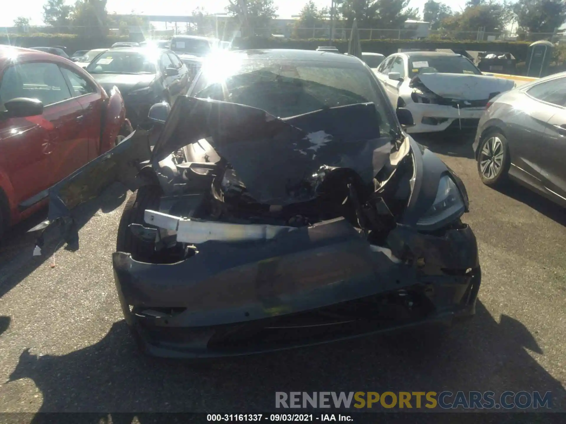 6 Photograph of a damaged car 5YJ3E1EB5KF465182 TESLA MODEL 3 2019