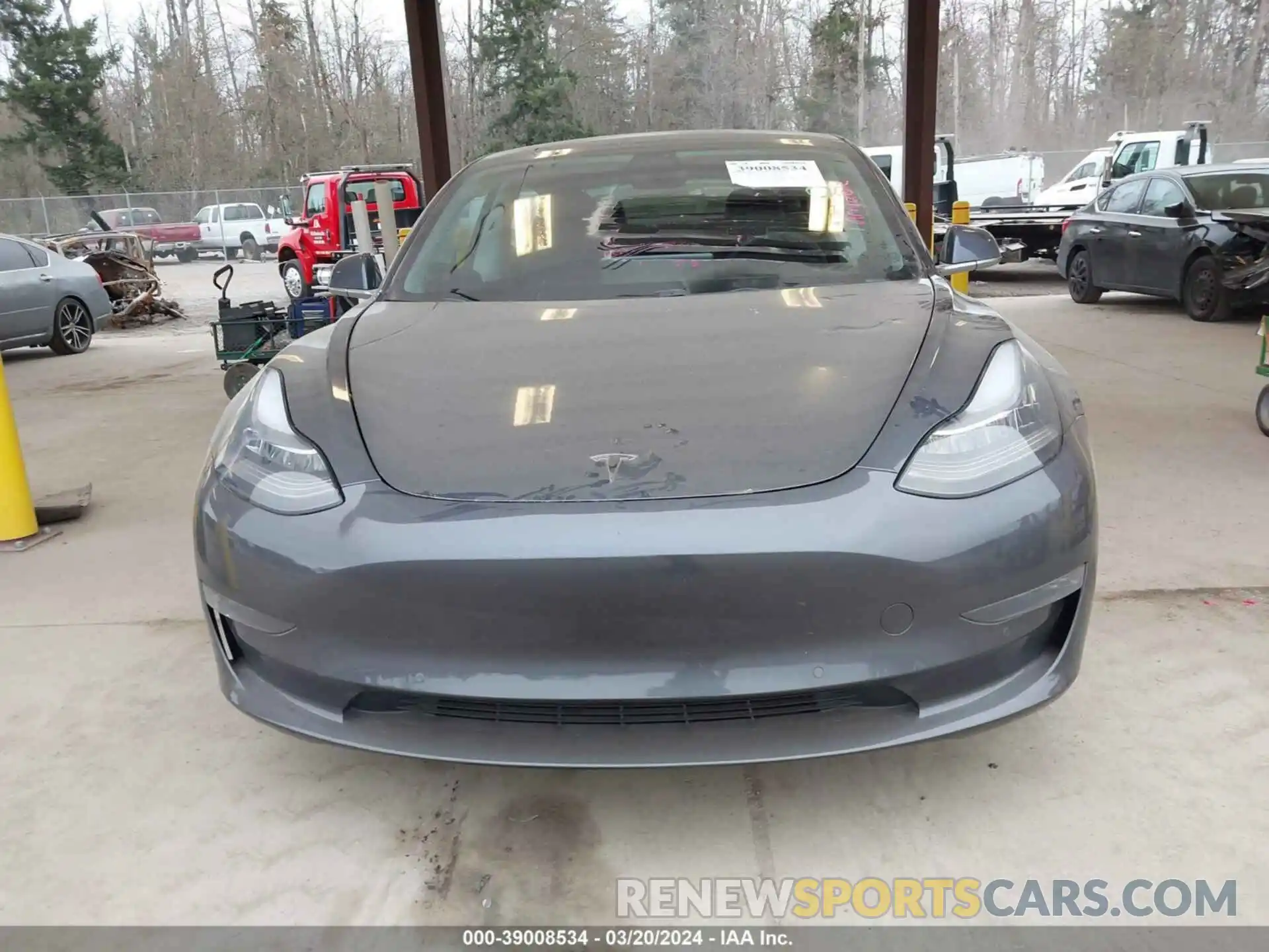 12 Photograph of a damaged car 5YJ3E1EB5KF477574 TESLA MODEL 3 2019