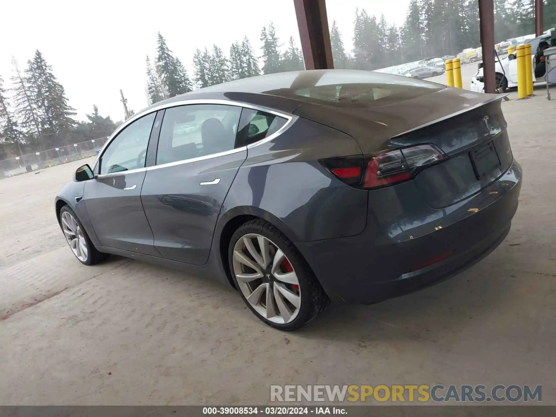 3 Photograph of a damaged car 5YJ3E1EB5KF477574 TESLA MODEL 3 2019