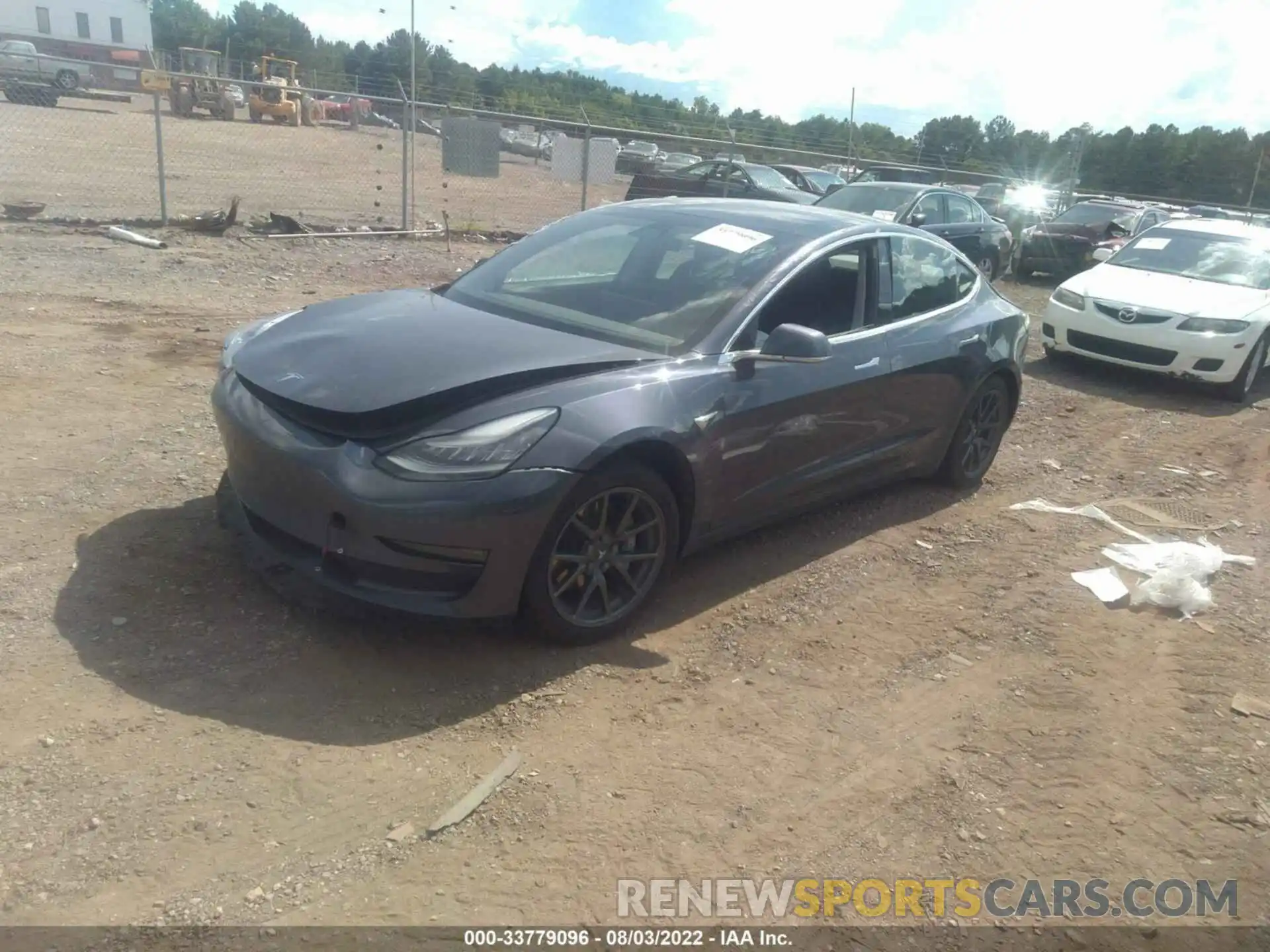 2 Фотография поврежденного автомобиля 5YJ3E1EB5KF481298 TESLA MODEL 3 2019