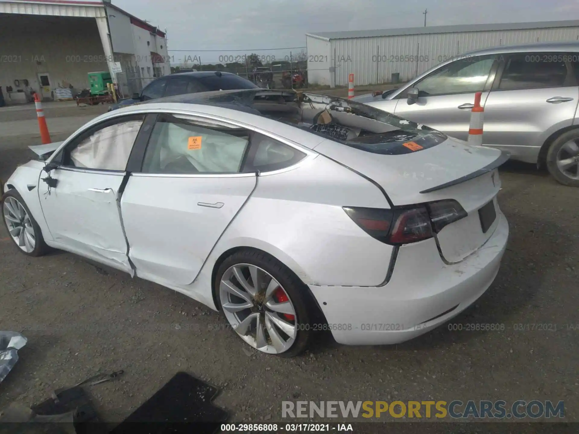 10 Photograph of a damaged car 5YJ3E1EB5KF487859 TESLA MODEL 3 2019