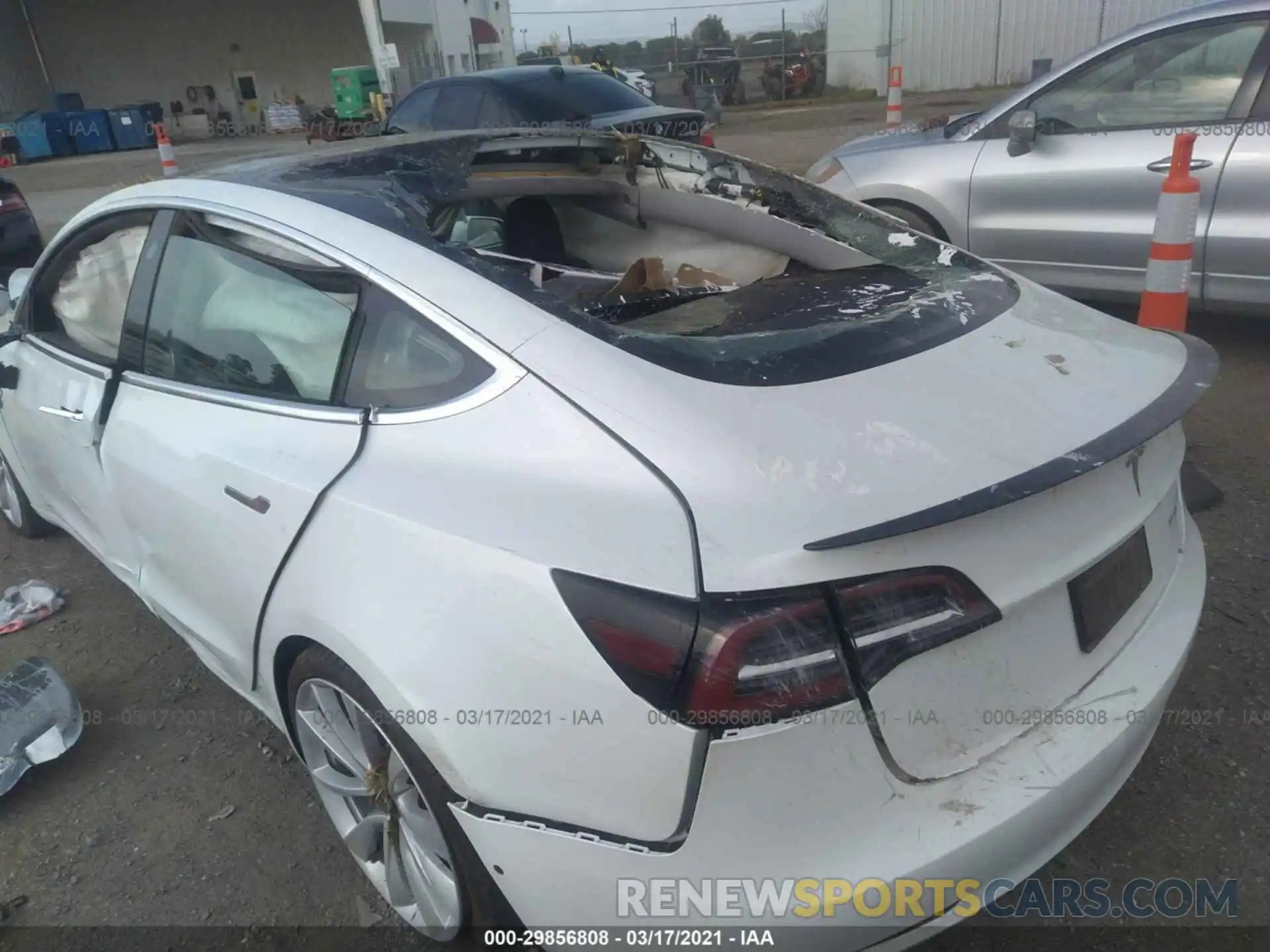 6 Photograph of a damaged car 5YJ3E1EB5KF487859 TESLA MODEL 3 2019