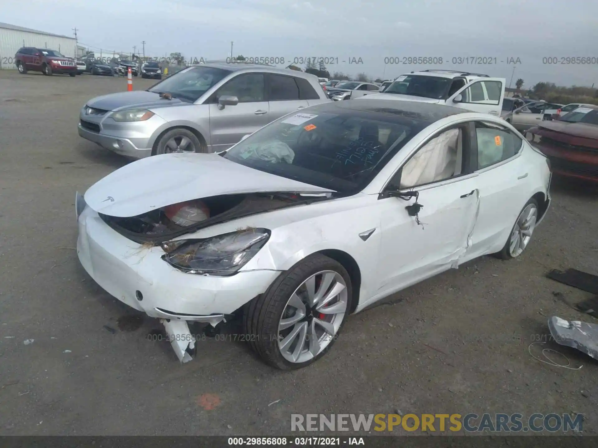 9 Photograph of a damaged car 5YJ3E1EB5KF487859 TESLA MODEL 3 2019