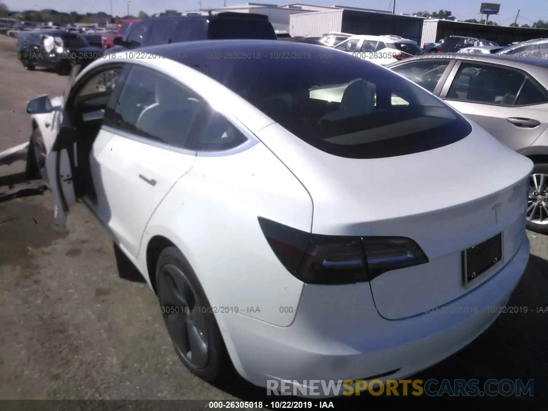 3 Photograph of a damaged car 5YJ3E1EB5KF494455 TESLA MODEL 3 2019