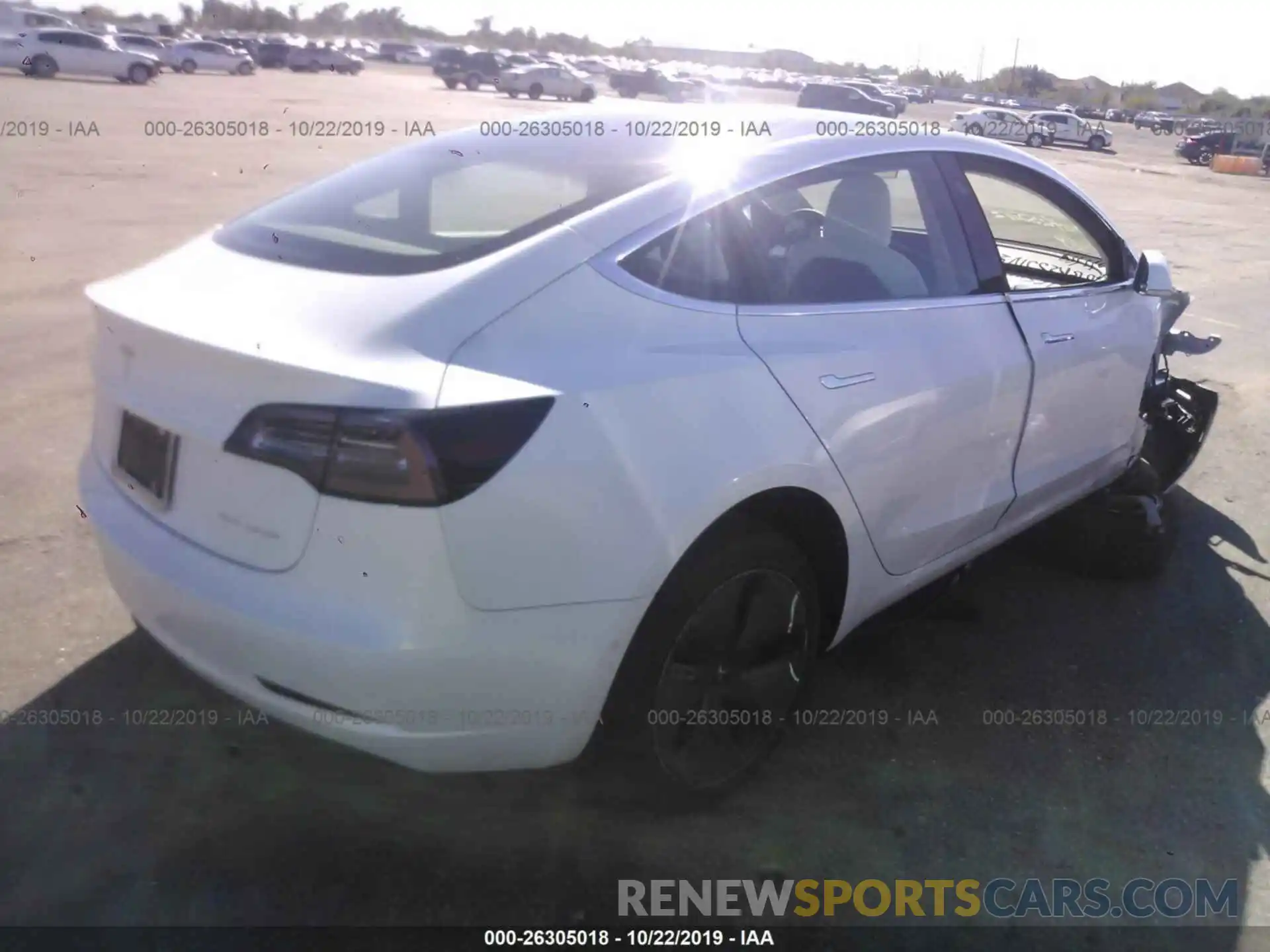 4 Photograph of a damaged car 5YJ3E1EB5KF494455 TESLA MODEL 3 2019