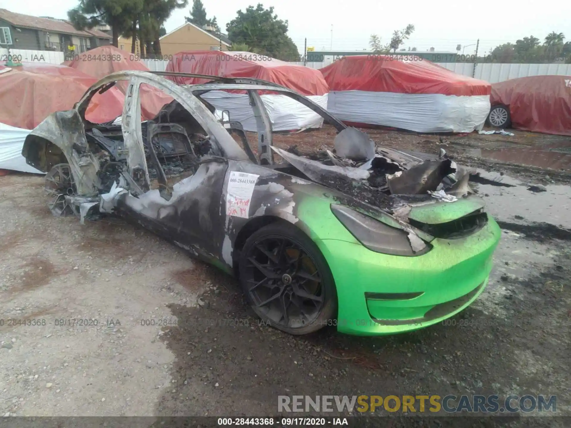 1 Photograph of a damaged car 5YJ3E1EB5KF494729 TESLA MODEL 3 2019