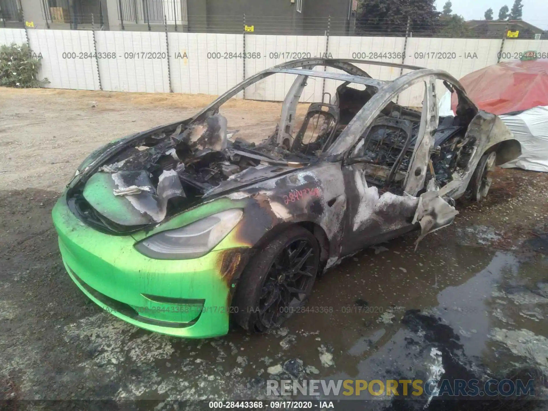 2 Photograph of a damaged car 5YJ3E1EB5KF494729 TESLA MODEL 3 2019