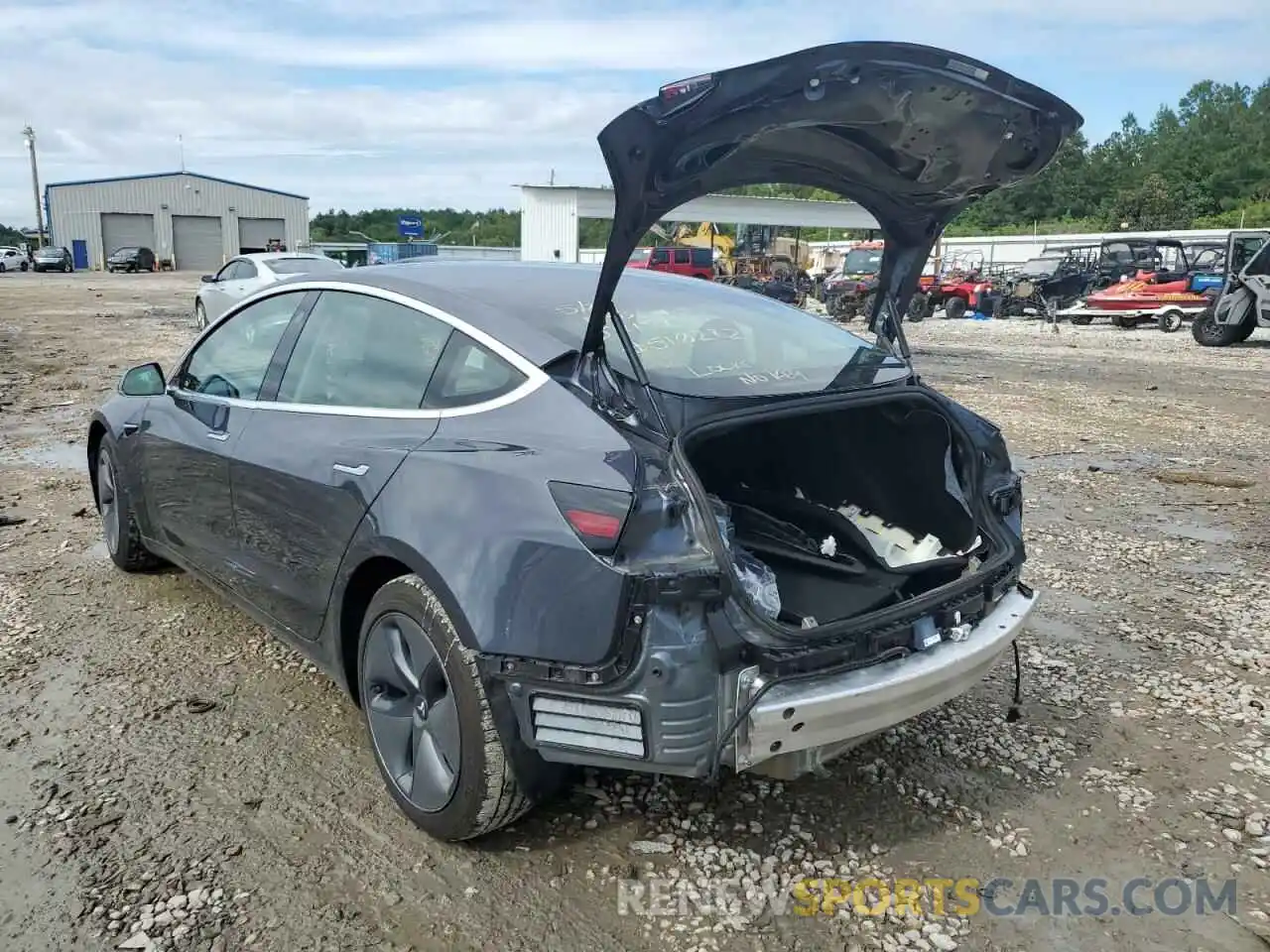 3 Photograph of a damaged car 5YJ3E1EB5KF510282 TESLA MODEL 3 2019