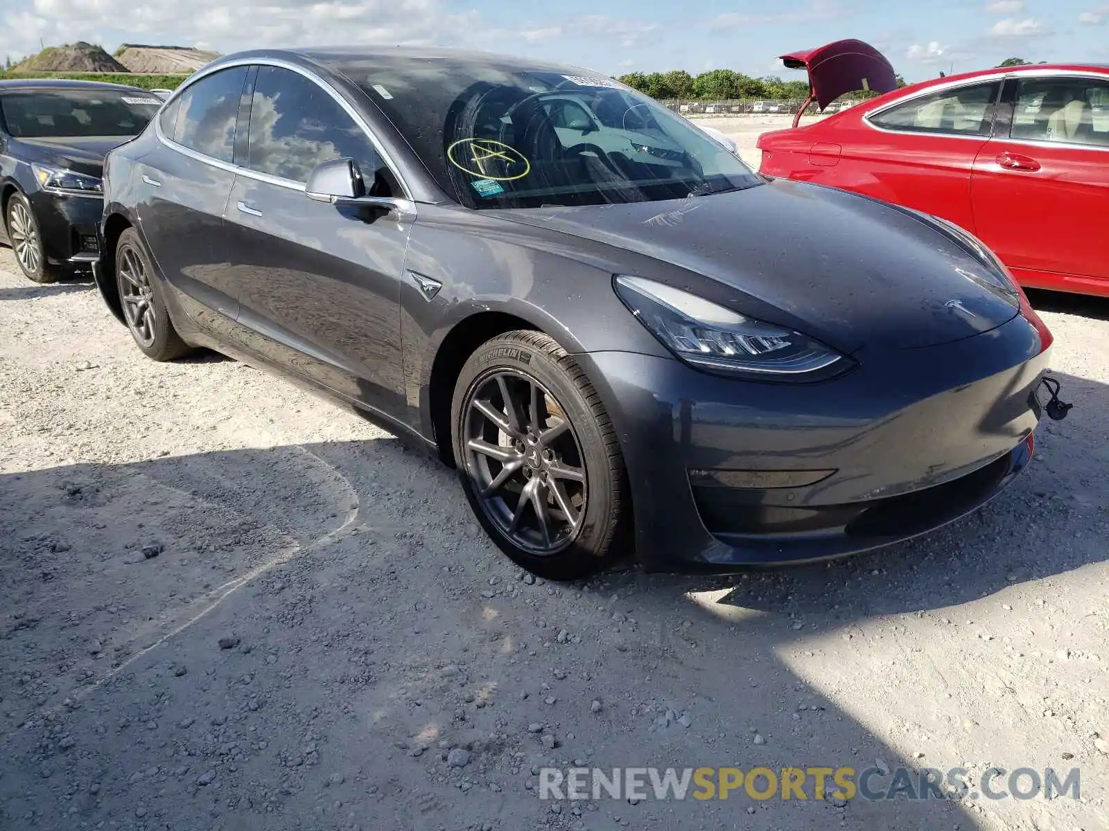 1 Фотография поврежденного автомобиля 5YJ3E1EB5KF510346 TESLA MODEL 3 2019