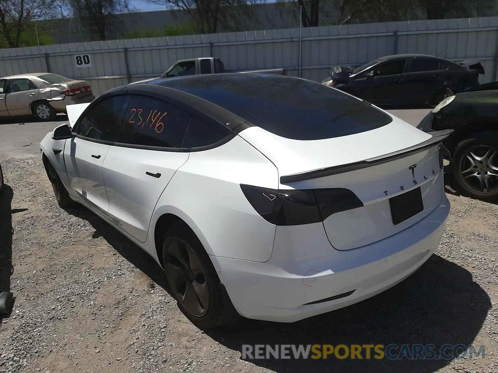 3 Photograph of a damaged car 5YJ3E1EB5KF510475 TESLA MODEL 3 2019