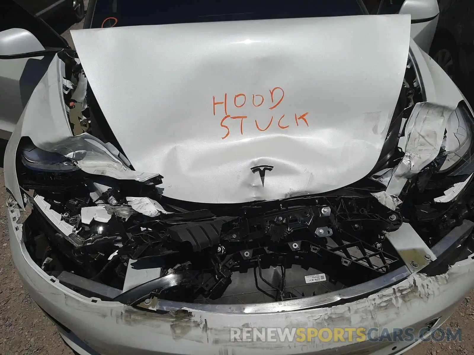 7 Photograph of a damaged car 5YJ3E1EB5KF510475 TESLA MODEL 3 2019