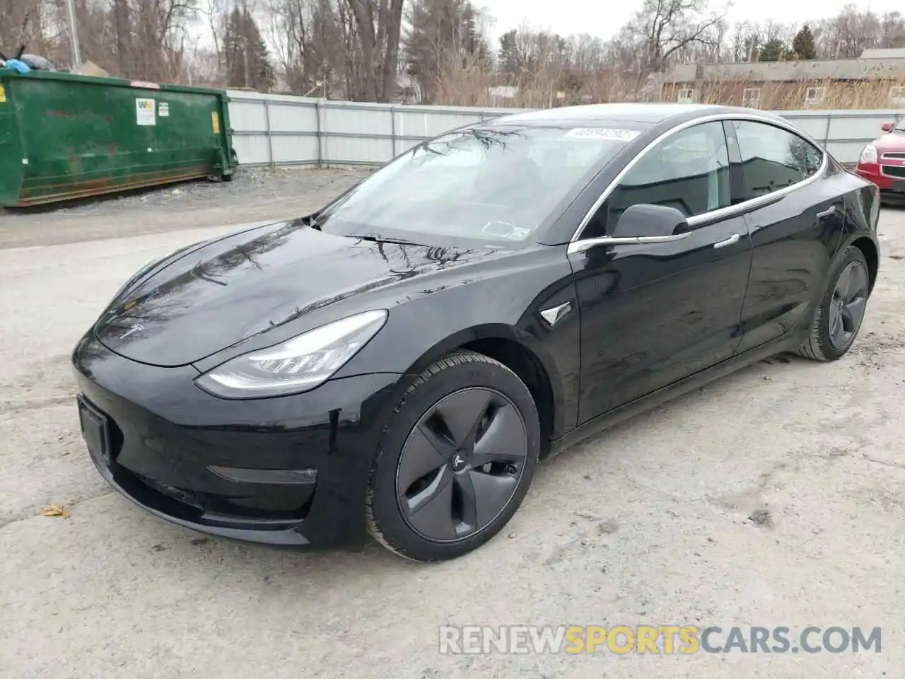 2 Photograph of a damaged car 5YJ3E1EB5KF511321 TESLA MODEL 3 2019