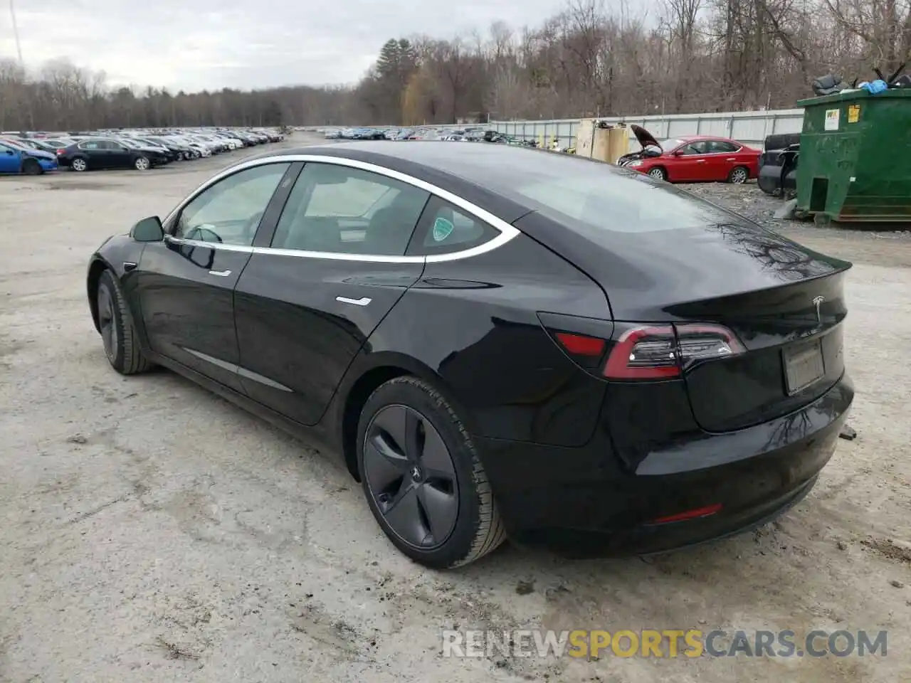 3 Photograph of a damaged car 5YJ3E1EB5KF511321 TESLA MODEL 3 2019