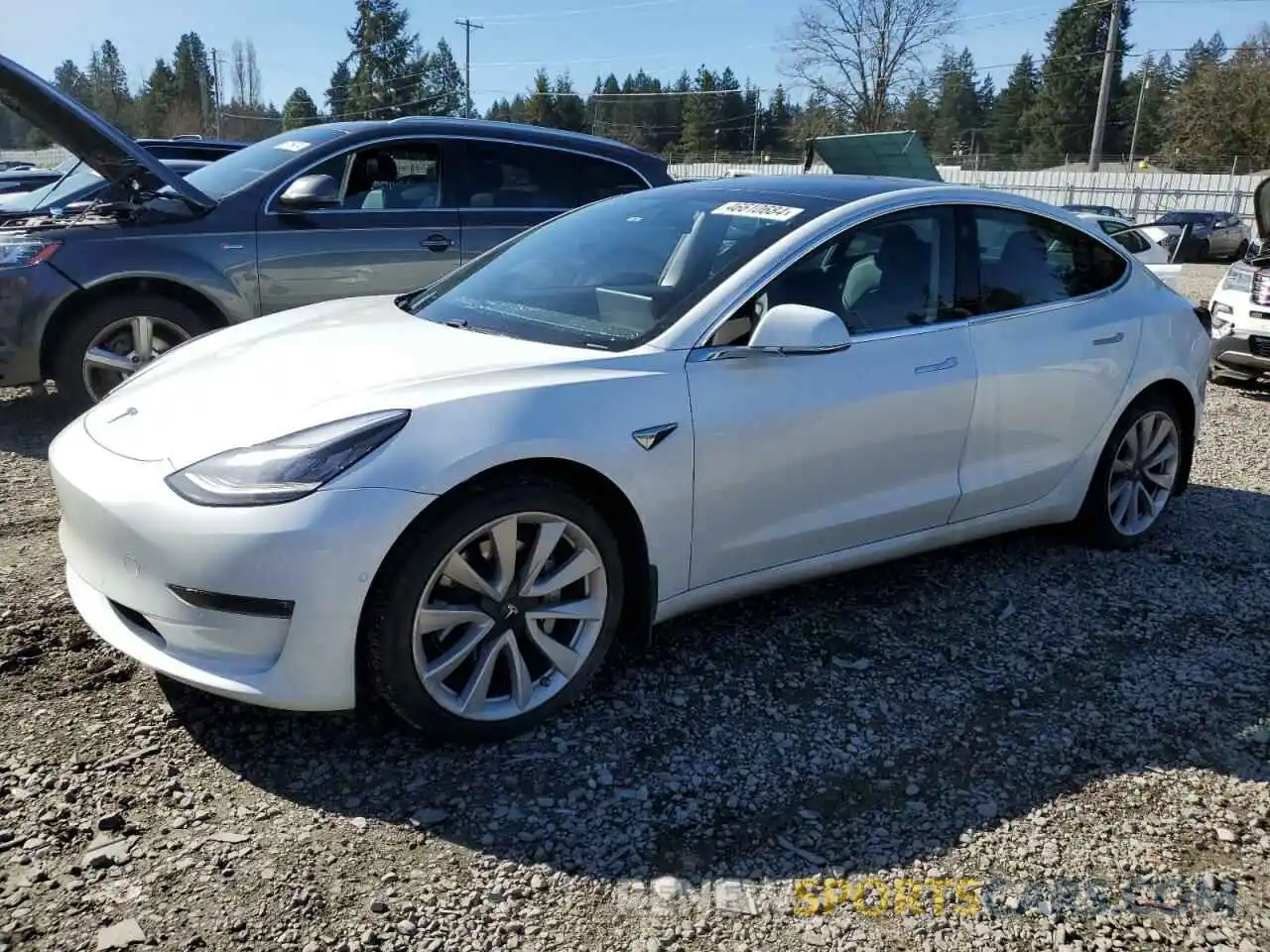 1 Photograph of a damaged car 5YJ3E1EB5KF512811 TESLA MODEL 3 2019