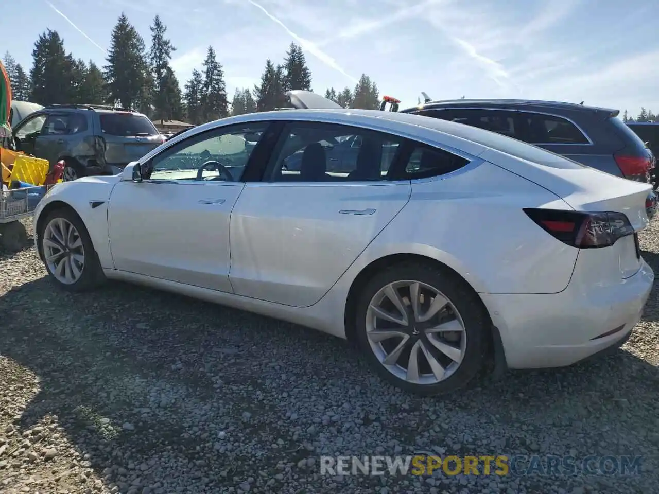 2 Photograph of a damaged car 5YJ3E1EB5KF512811 TESLA MODEL 3 2019