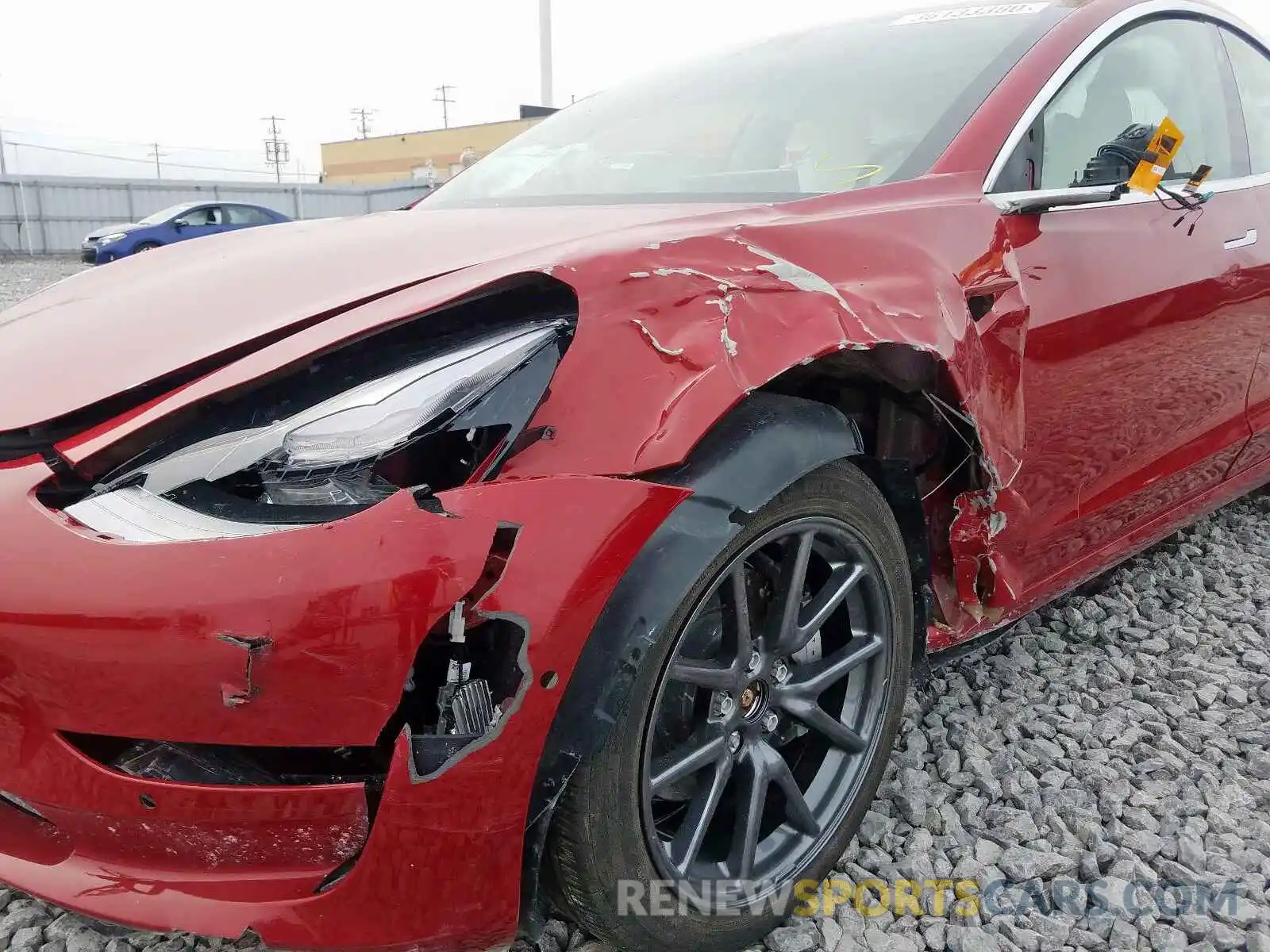 9 Photograph of a damaged car 5YJ3E1EB5KF535277 TESLA MODEL 3 2019