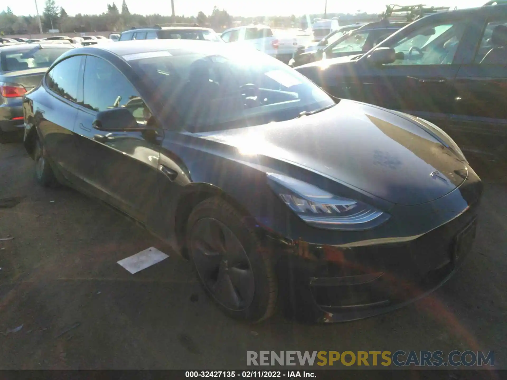 1 Photograph of a damaged car 5YJ3E1EB6KF193550 TESLA MODEL 3 2019