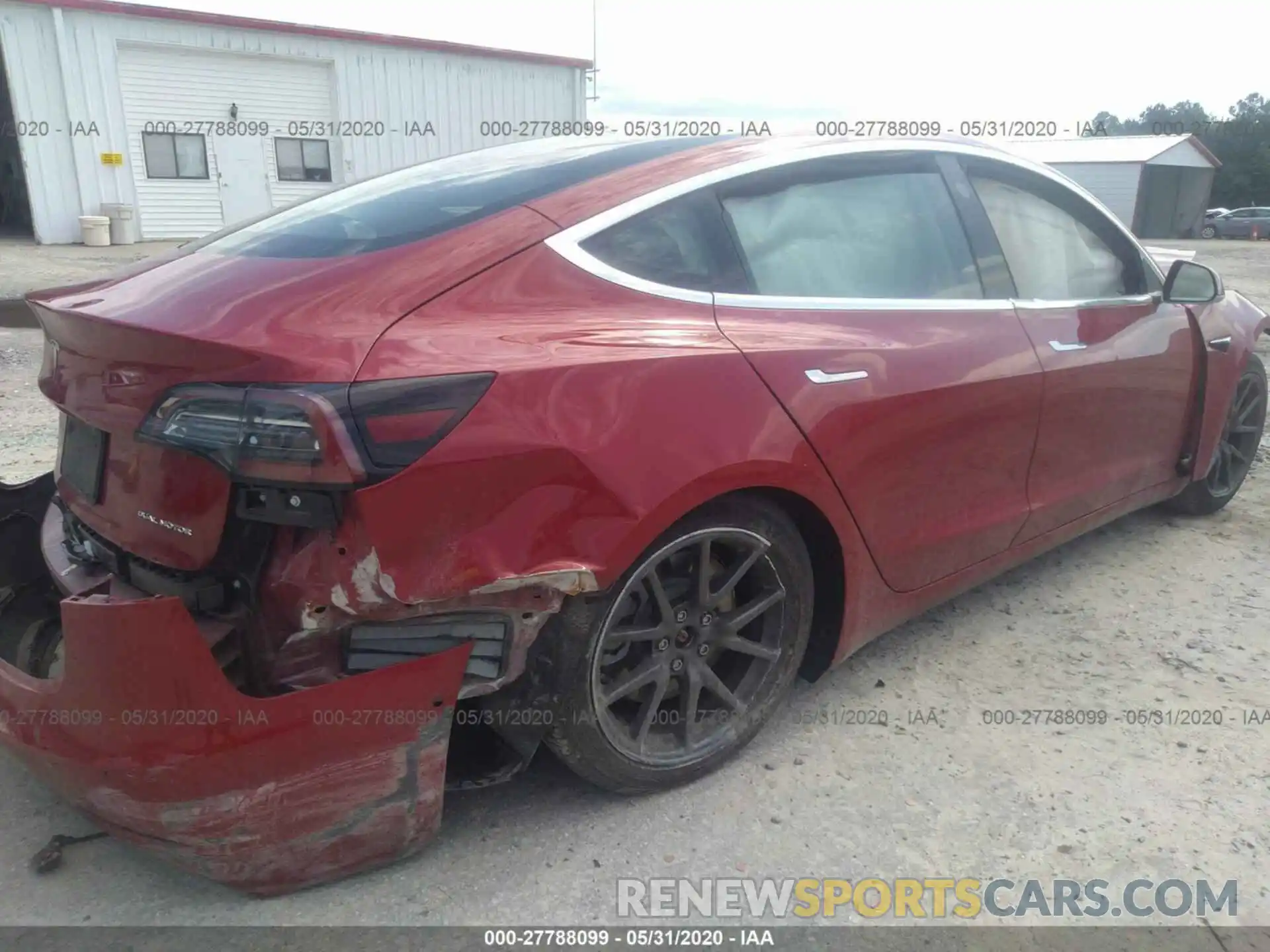 4 Photograph of a damaged car 5YJ3E1EB6KF193922 TESLA MODEL 3 2019