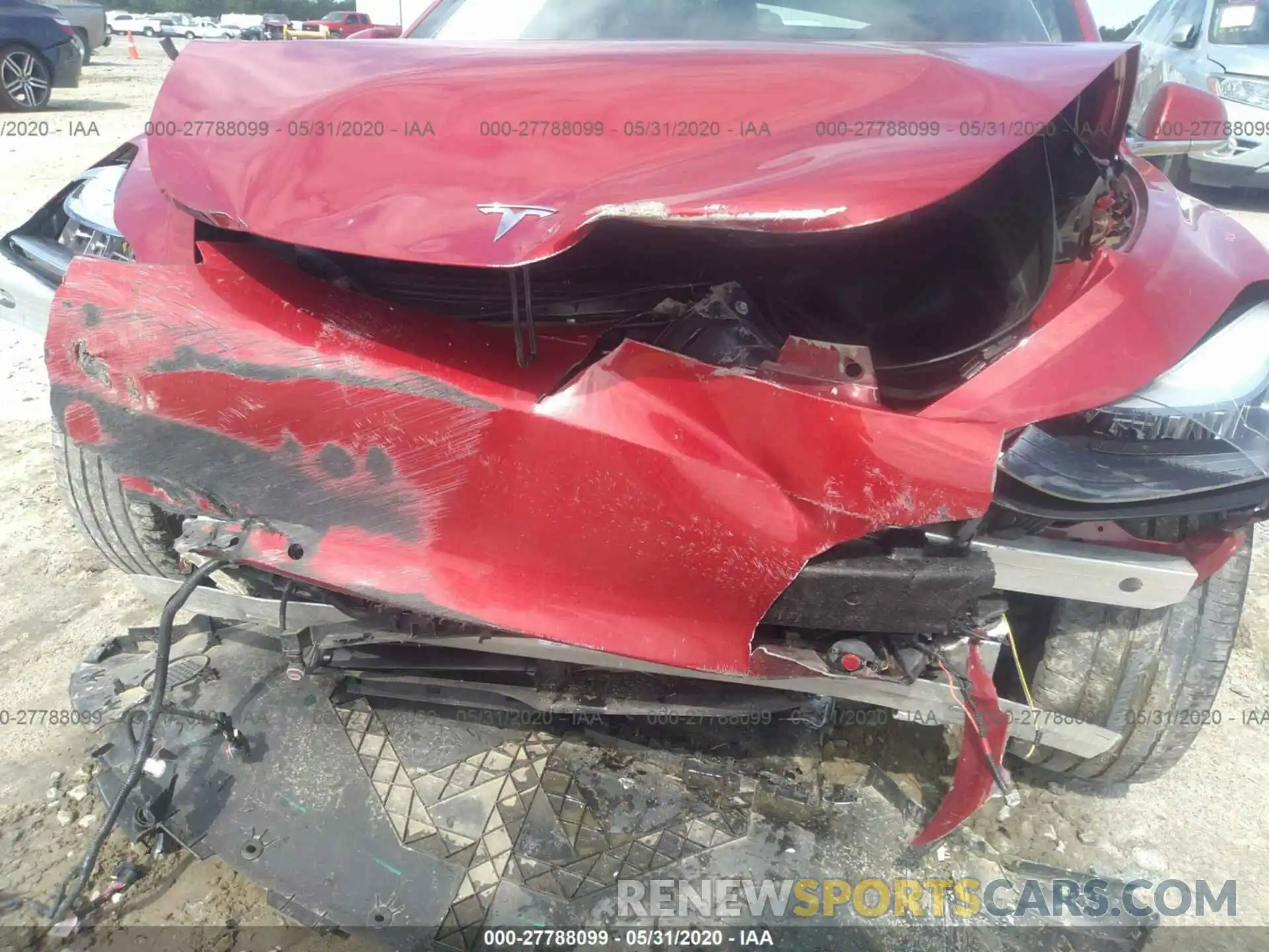 6 Photograph of a damaged car 5YJ3E1EB6KF193922 TESLA MODEL 3 2019