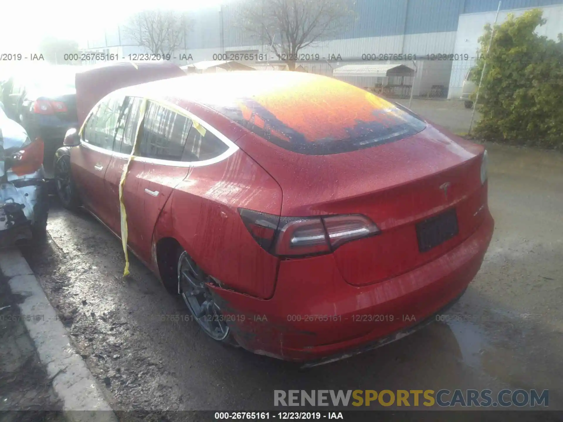 3 Photograph of a damaged car 5YJ3E1EB6KF193936 TESLA MODEL 3 2019