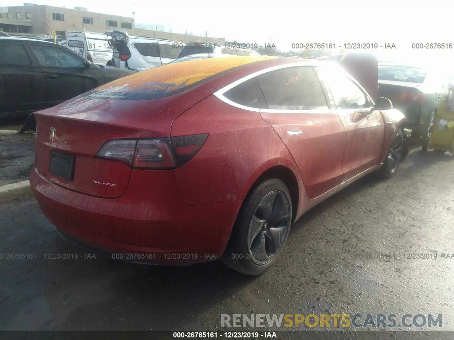 4 Photograph of a damaged car 5YJ3E1EB6KF193936 TESLA MODEL 3 2019