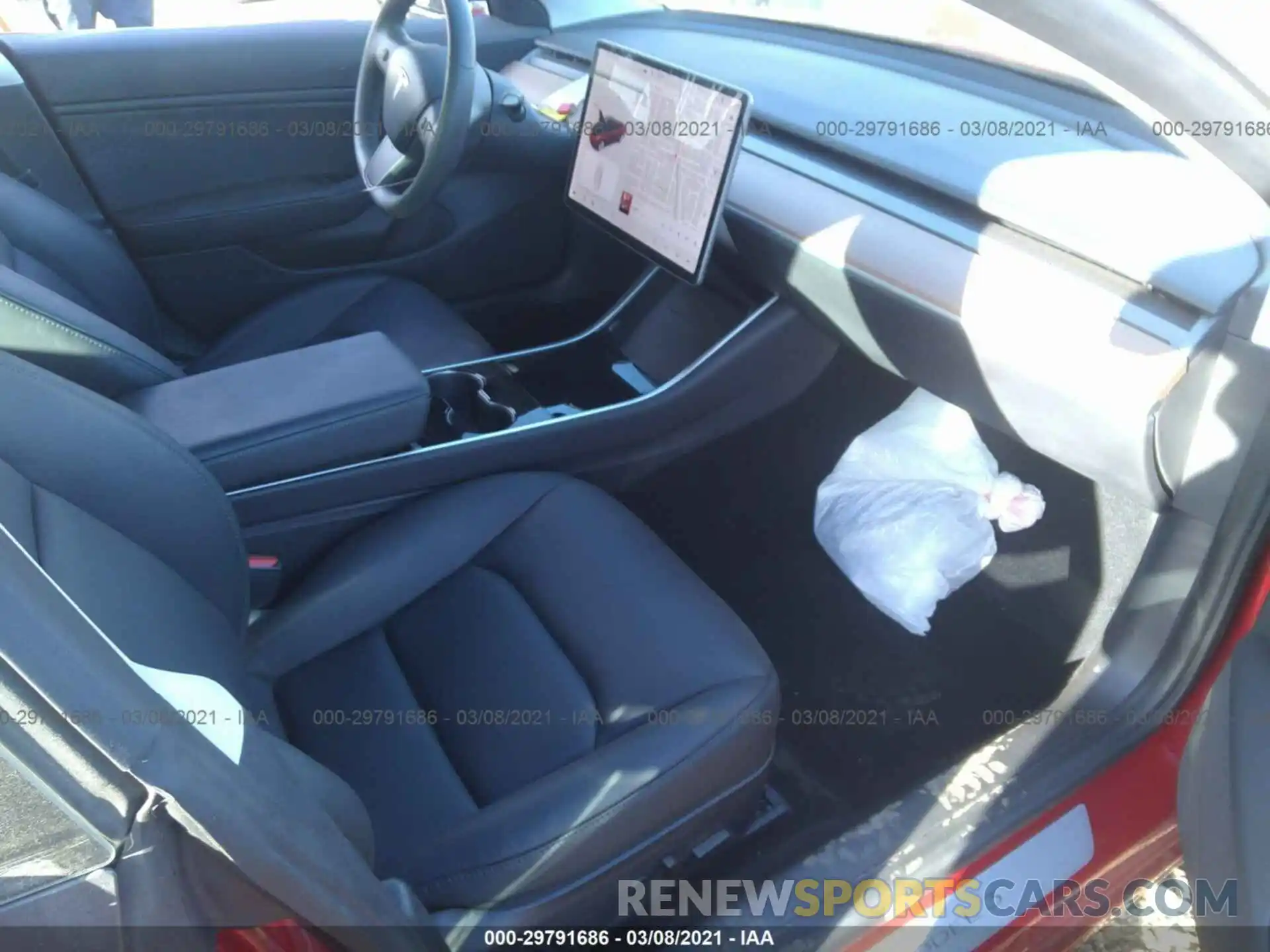 5 Photograph of a damaged car 5YJ3E1EB6KF193967 TESLA MODEL 3 2019