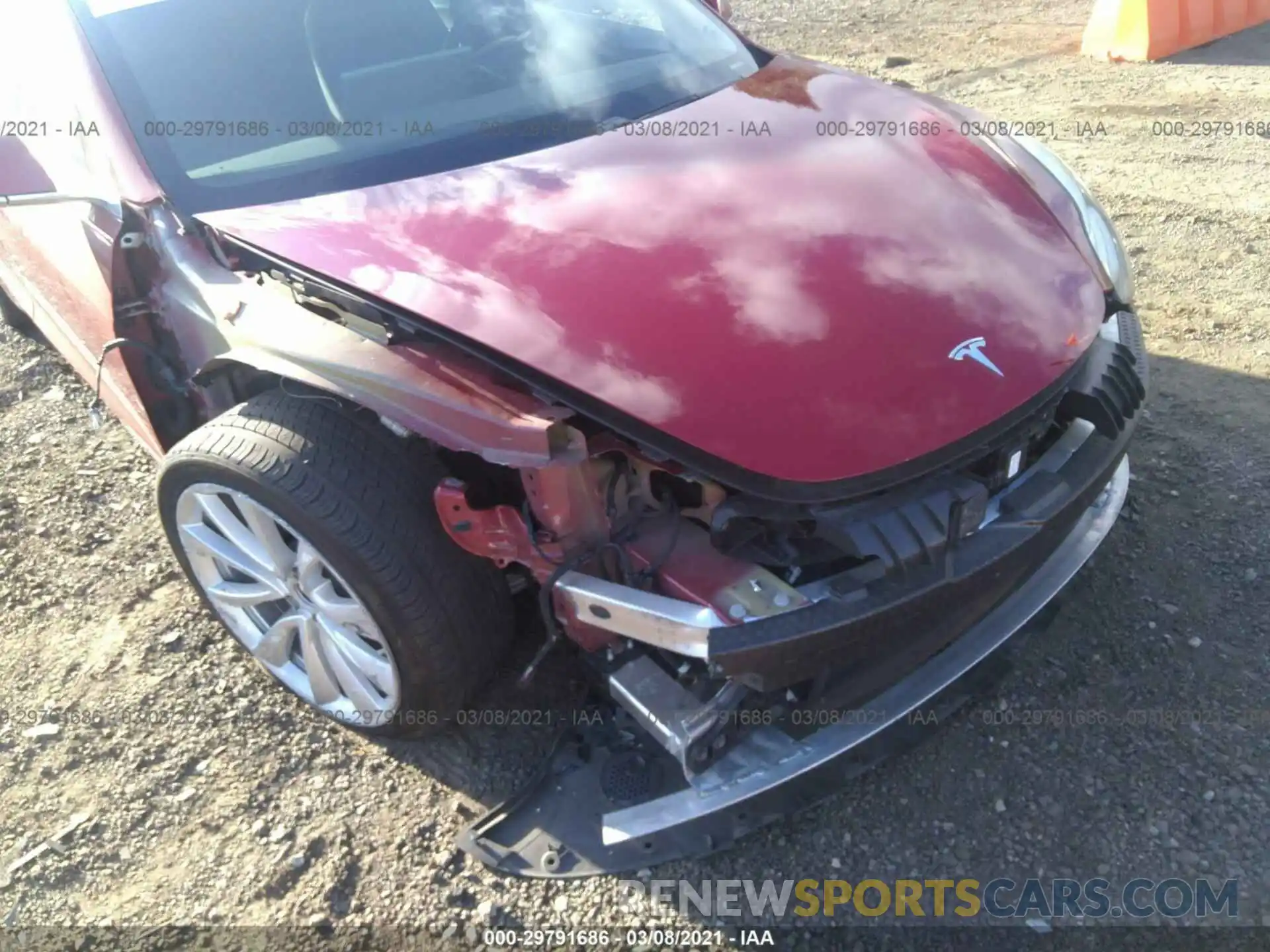 6 Photograph of a damaged car 5YJ3E1EB6KF193967 TESLA MODEL 3 2019