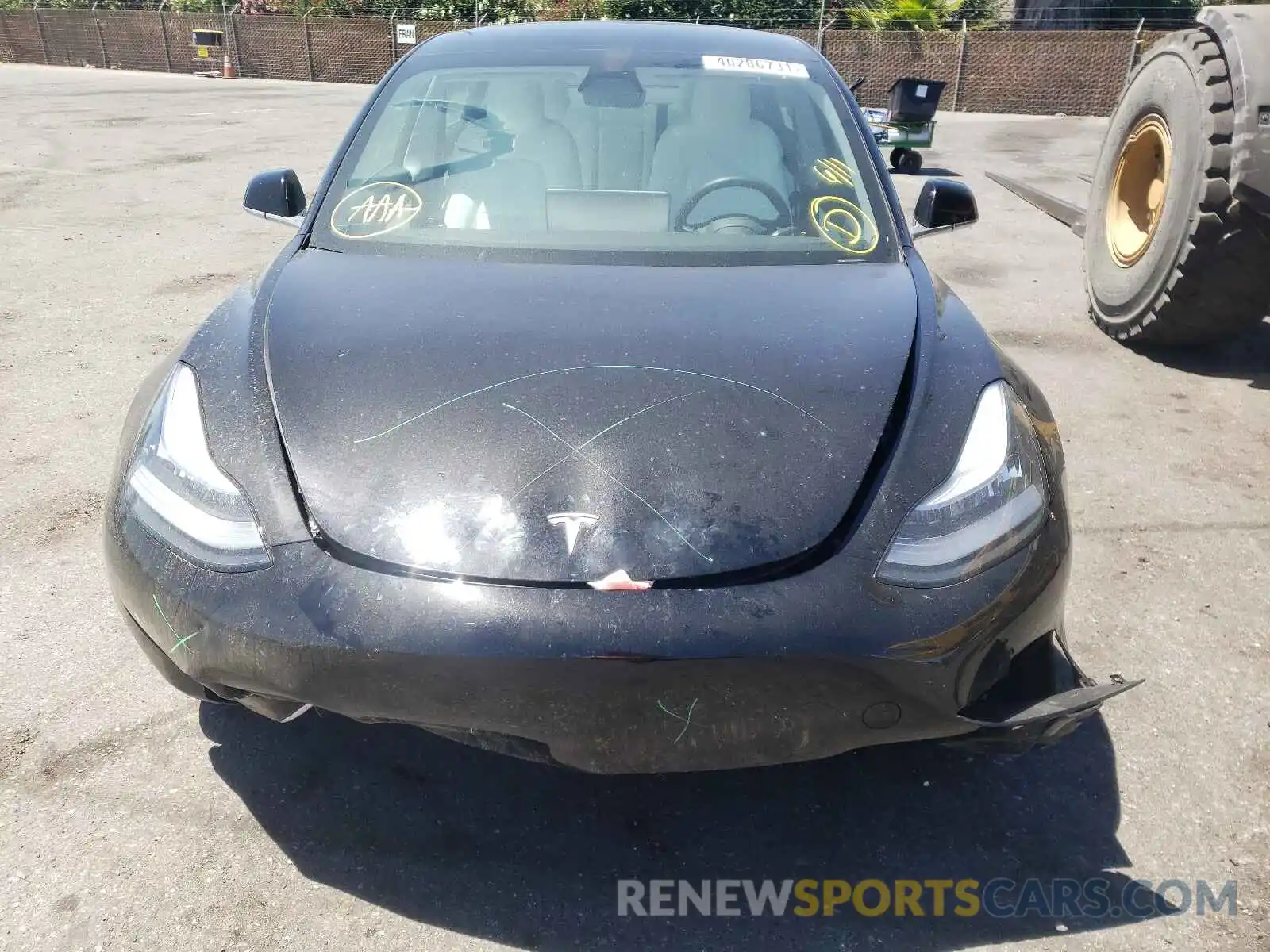 7 Photograph of a damaged car 5YJ3E1EB6KF194987 TESLA MODEL 3 2019