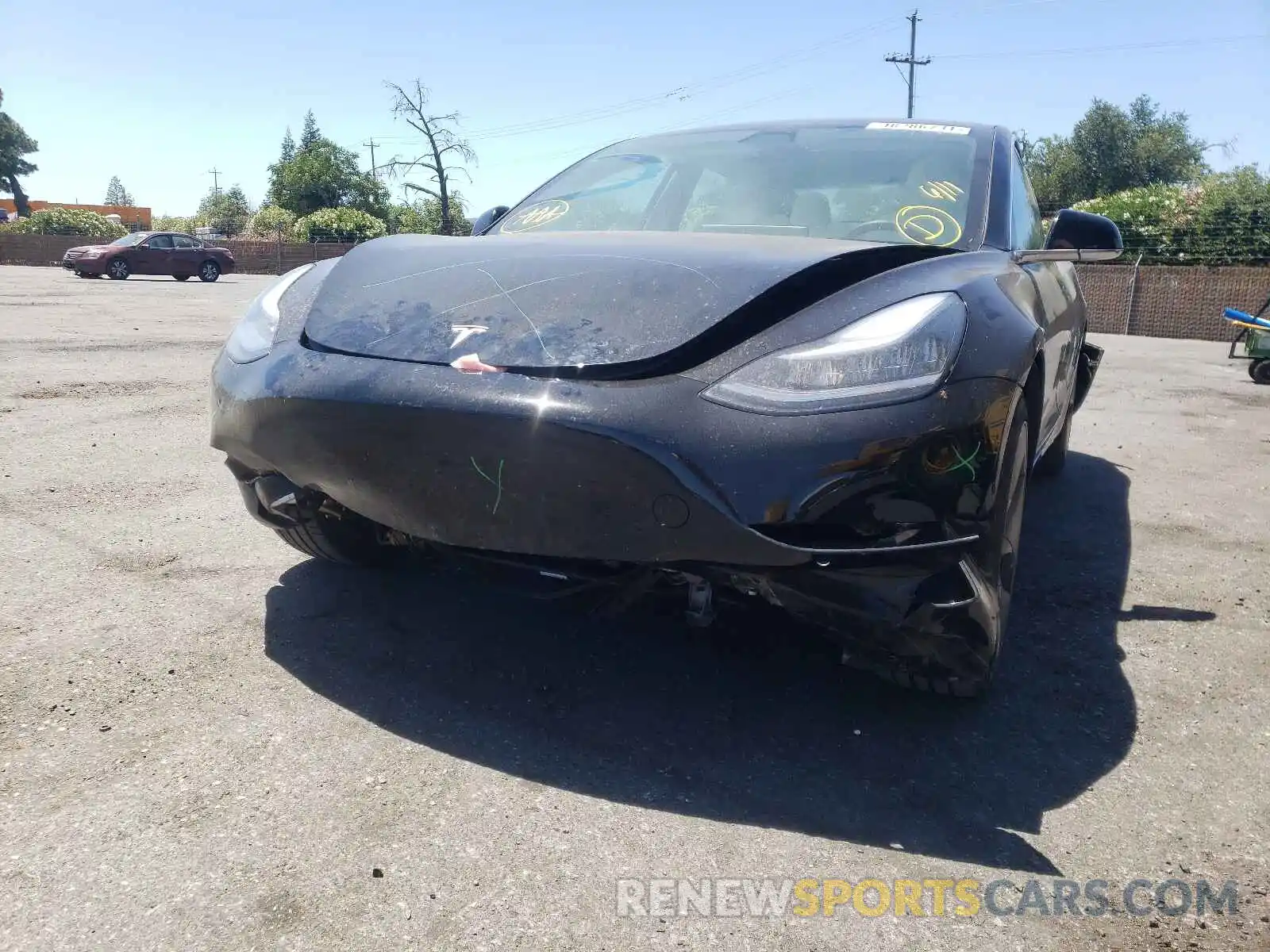 9 Photograph of a damaged car 5YJ3E1EB6KF194987 TESLA MODEL 3 2019