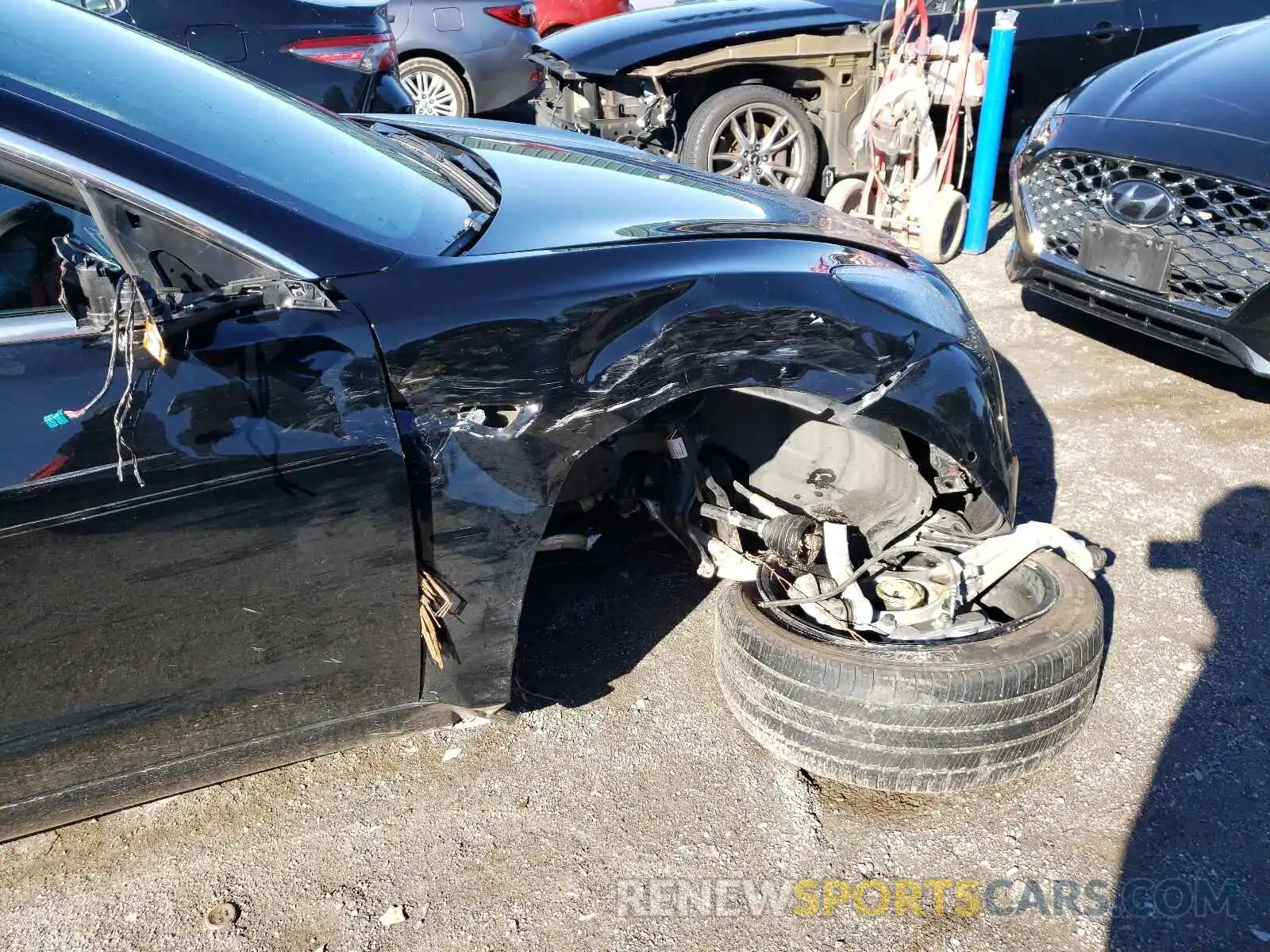 9 Photograph of a damaged car 5YJ3E1EB6KF199011 TESLA MODEL 3 2019