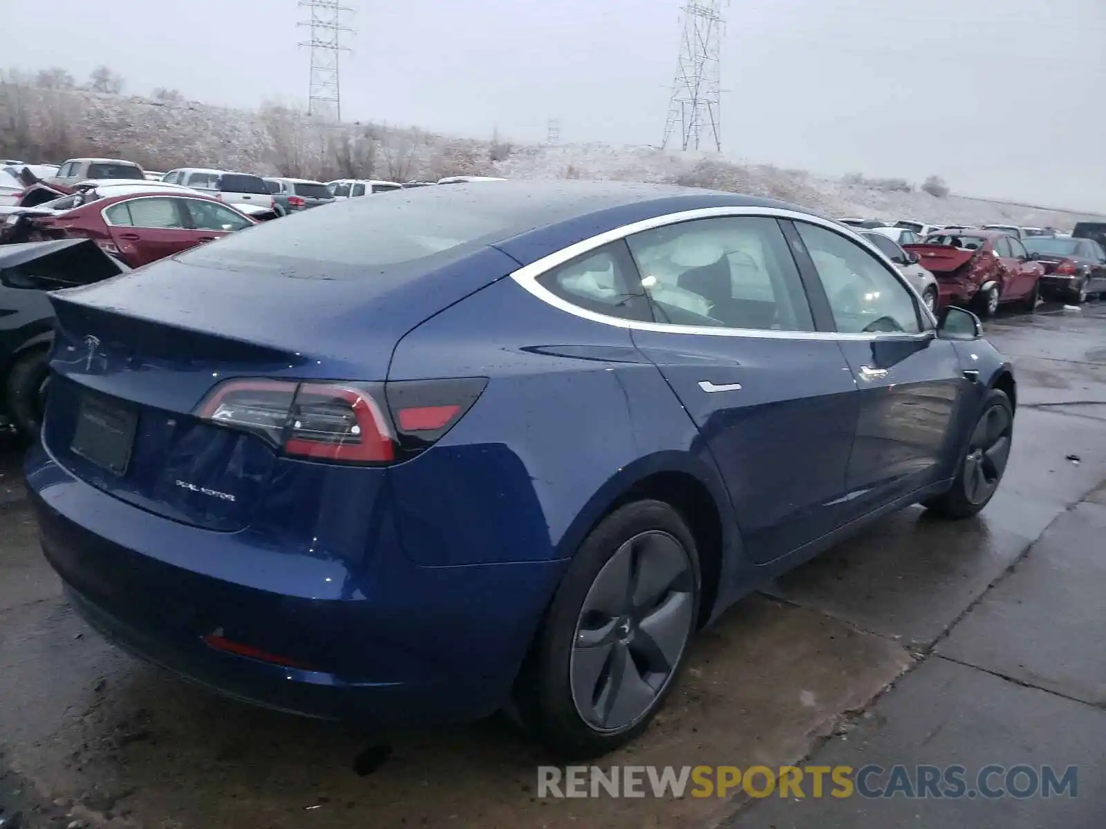 4 Photograph of a damaged car 5YJ3E1EB6KF199297 TESLA MODEL 3 2019