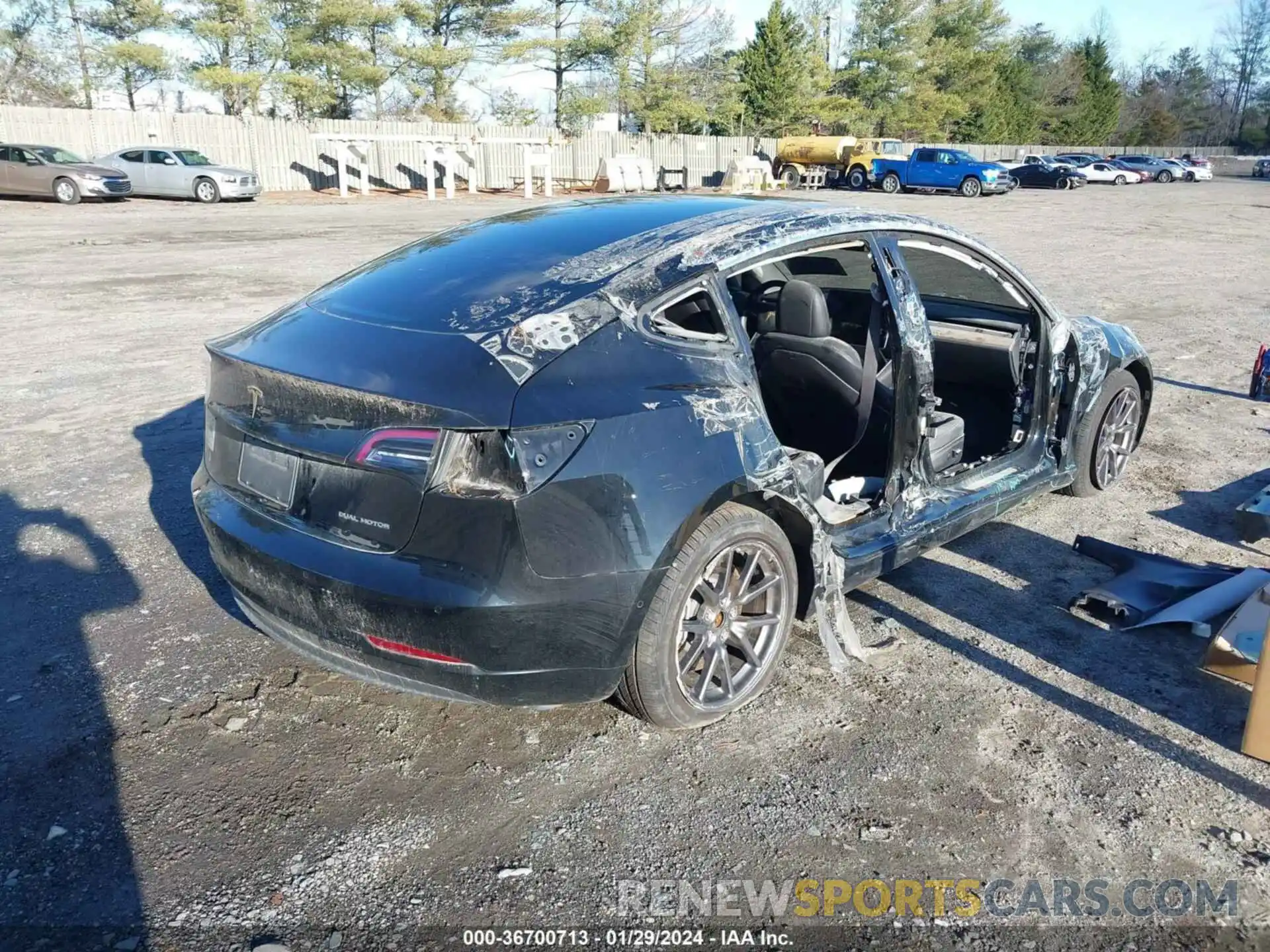 4 Photograph of a damaged car 5YJ3E1EB6KF208953 TESLA MODEL 3 2019