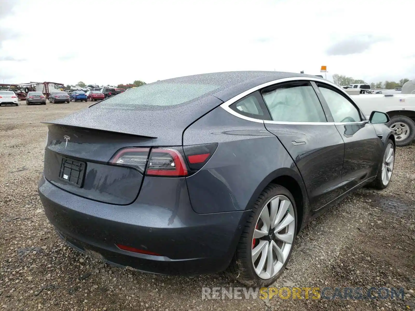 4 Photograph of a damaged car 5YJ3E1EB6KF231567 TESLA MODEL 3 2019