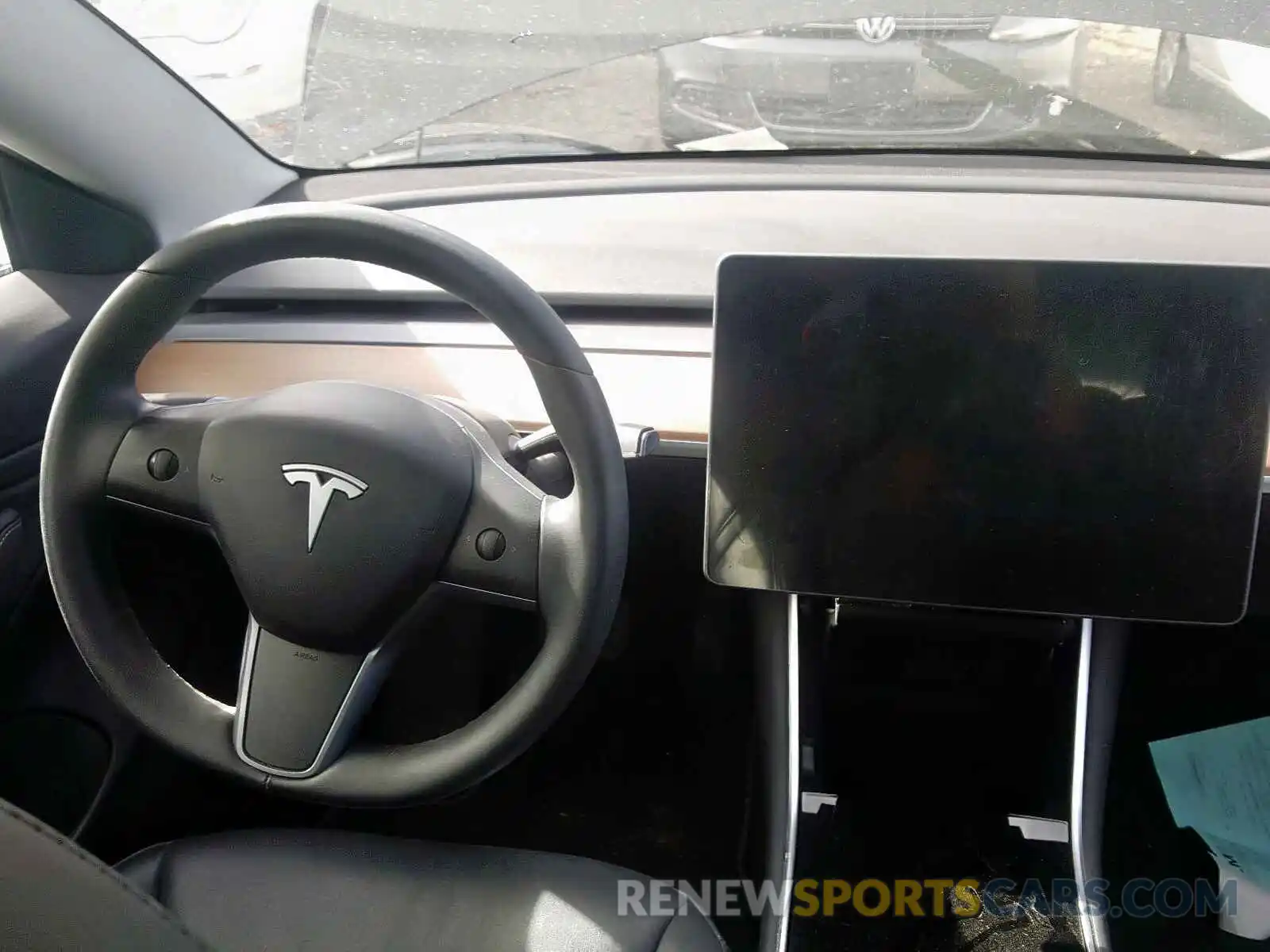 9 Photograph of a damaged car 5YJ3E1EB6KF384496 TESLA MODEL 3 2019