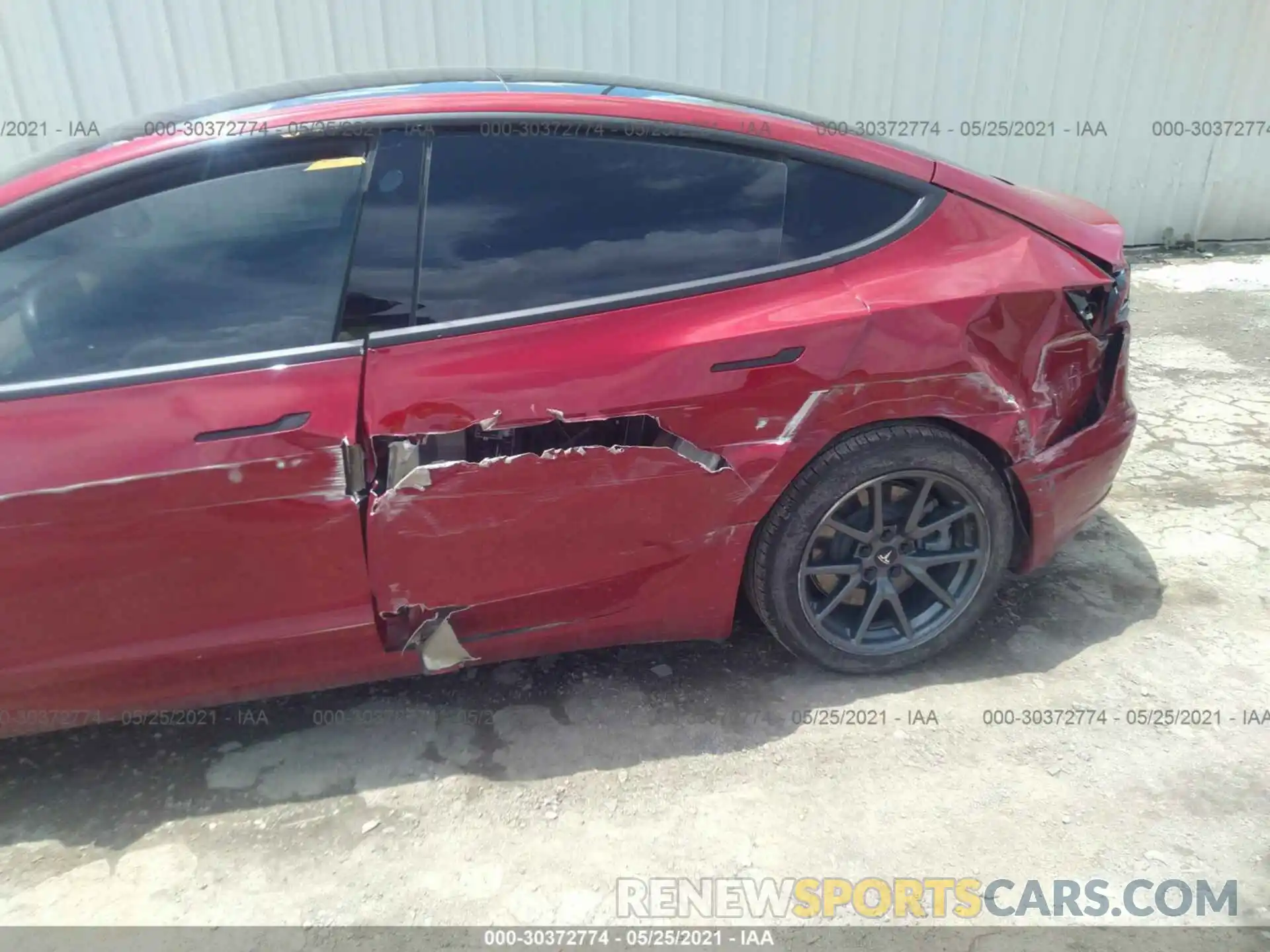 6 Photograph of a damaged car 5YJ3E1EB6KF387284 TESLA MODEL 3 2019