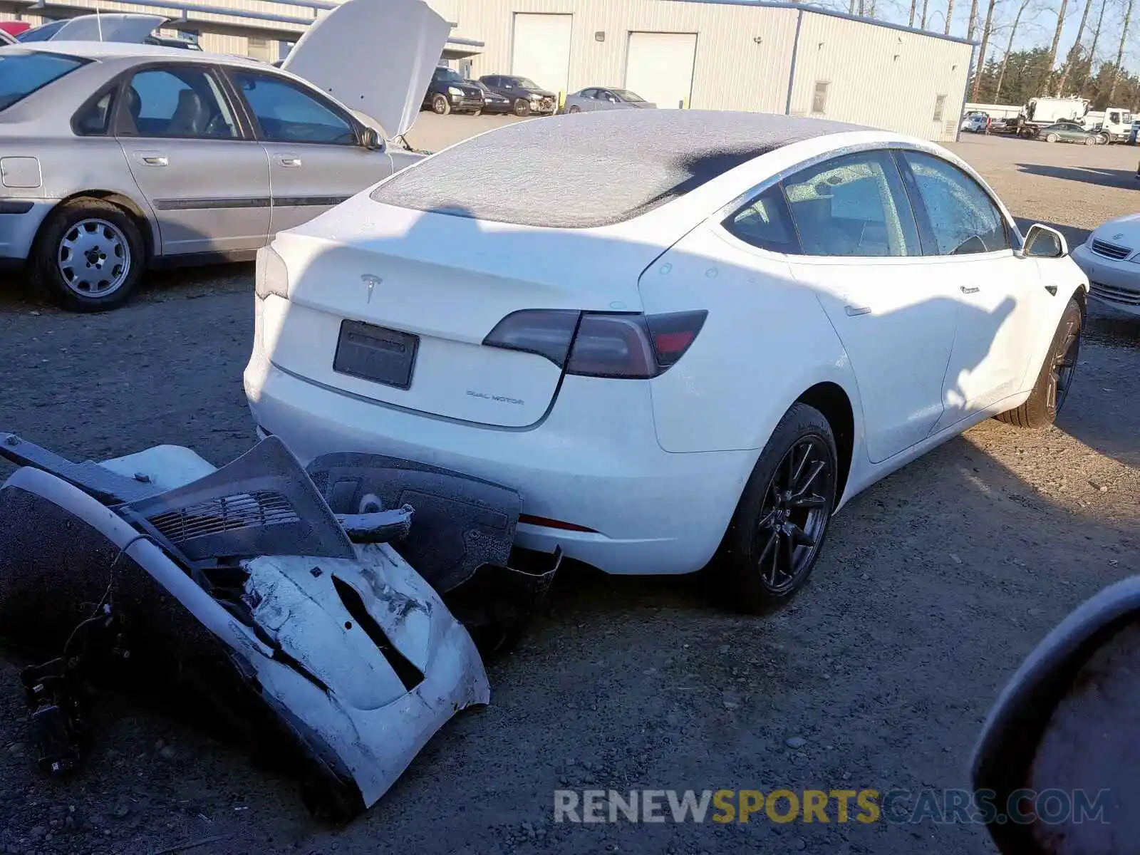 4 Photograph of a damaged car 5YJ3E1EB6KF388497 TESLA MODEL 3 2019