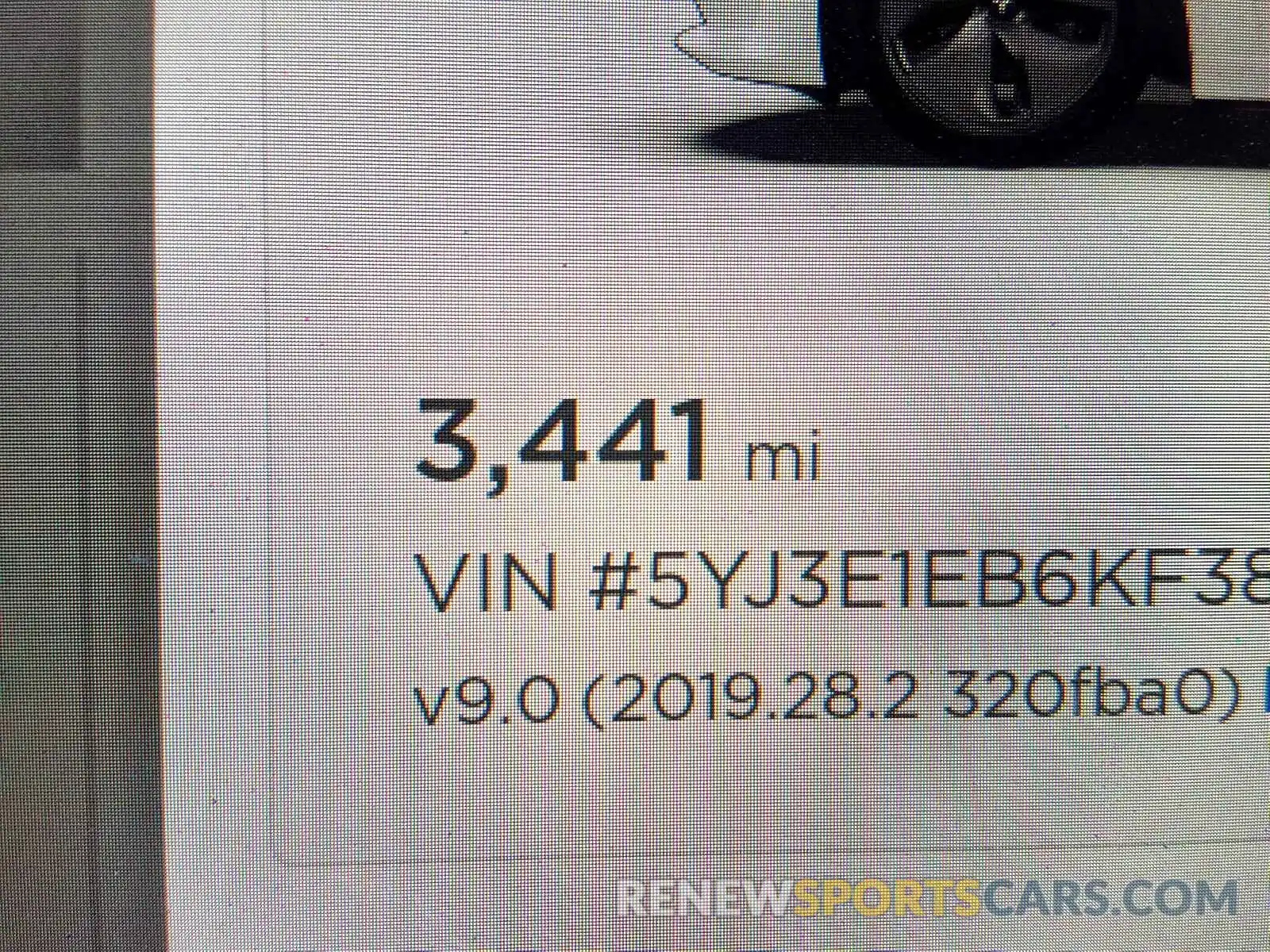 8 Фотография поврежденного автомобиля 5YJ3E1EB6KF388497 TESLA MODEL 3 2019