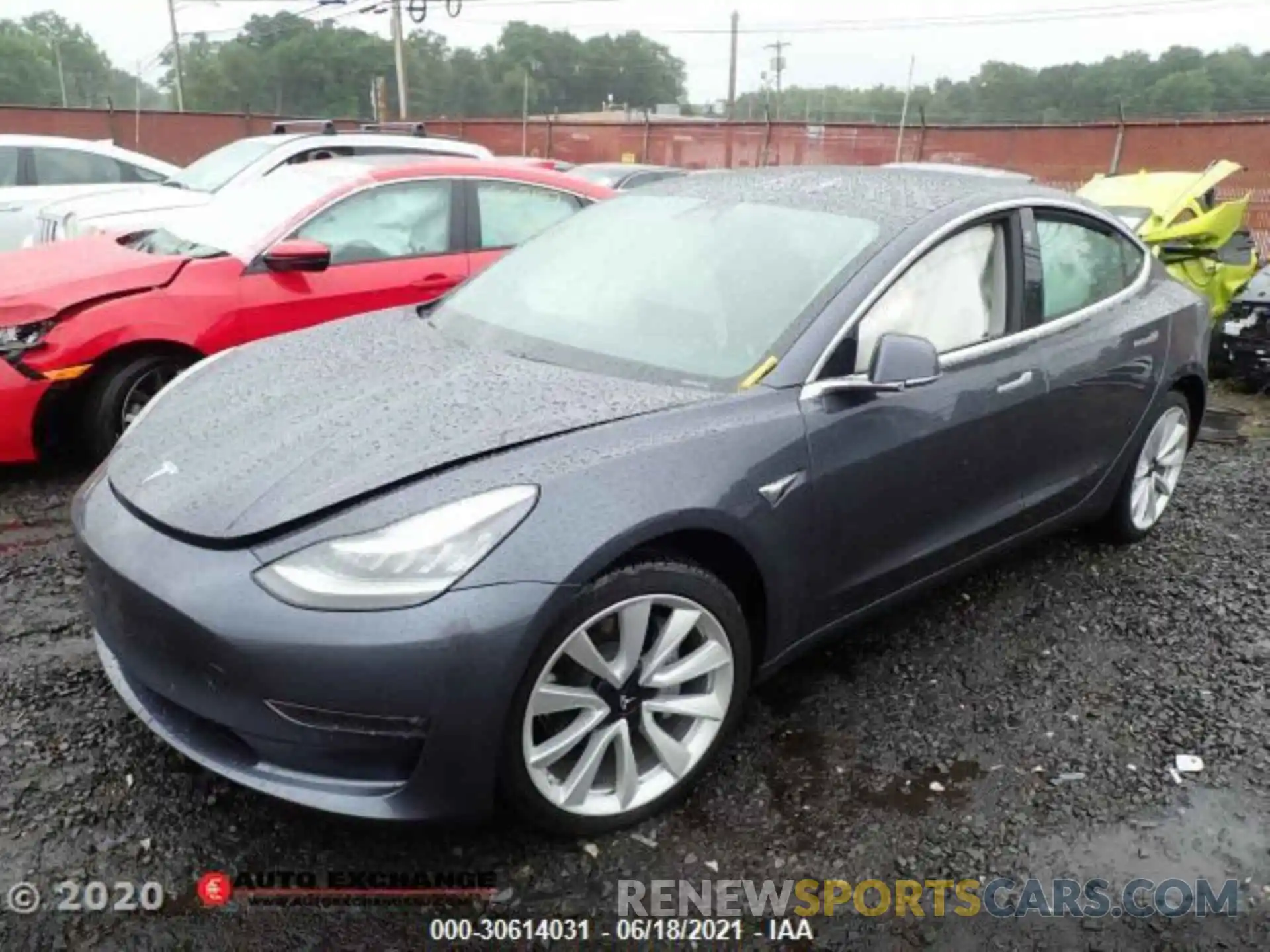 6 Photograph of a damaged car 5YJ3E1EB6KF389200 TESLA MODEL 3 2019