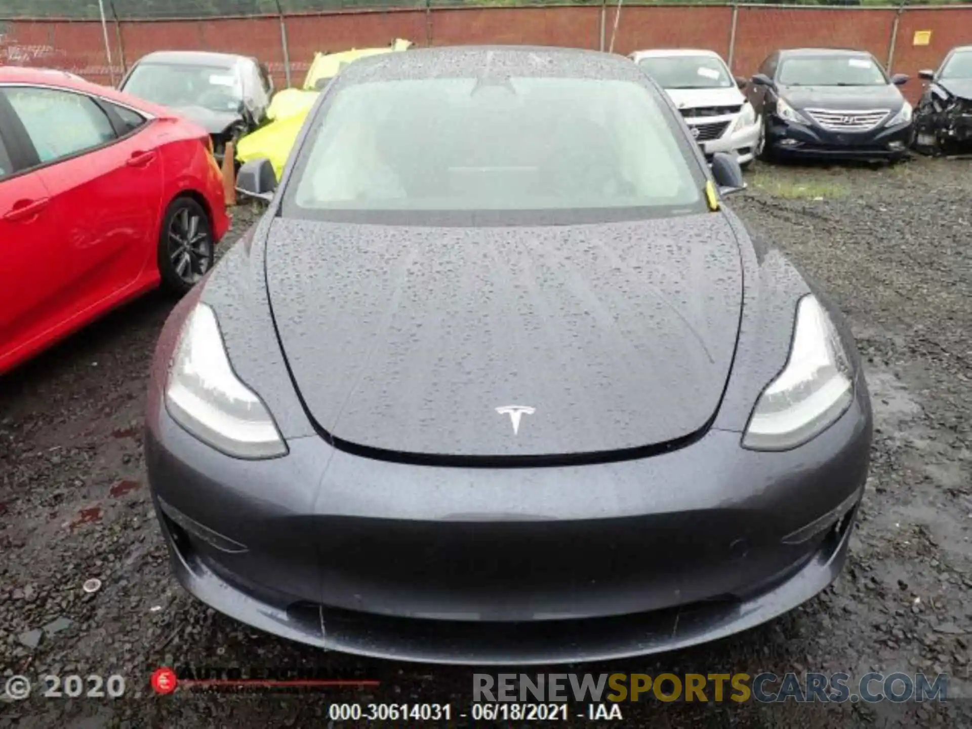 7 Photograph of a damaged car 5YJ3E1EB6KF389200 TESLA MODEL 3 2019