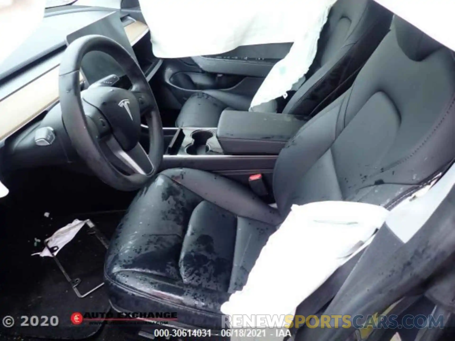 8 Photograph of a damaged car 5YJ3E1EB6KF389200 TESLA MODEL 3 2019