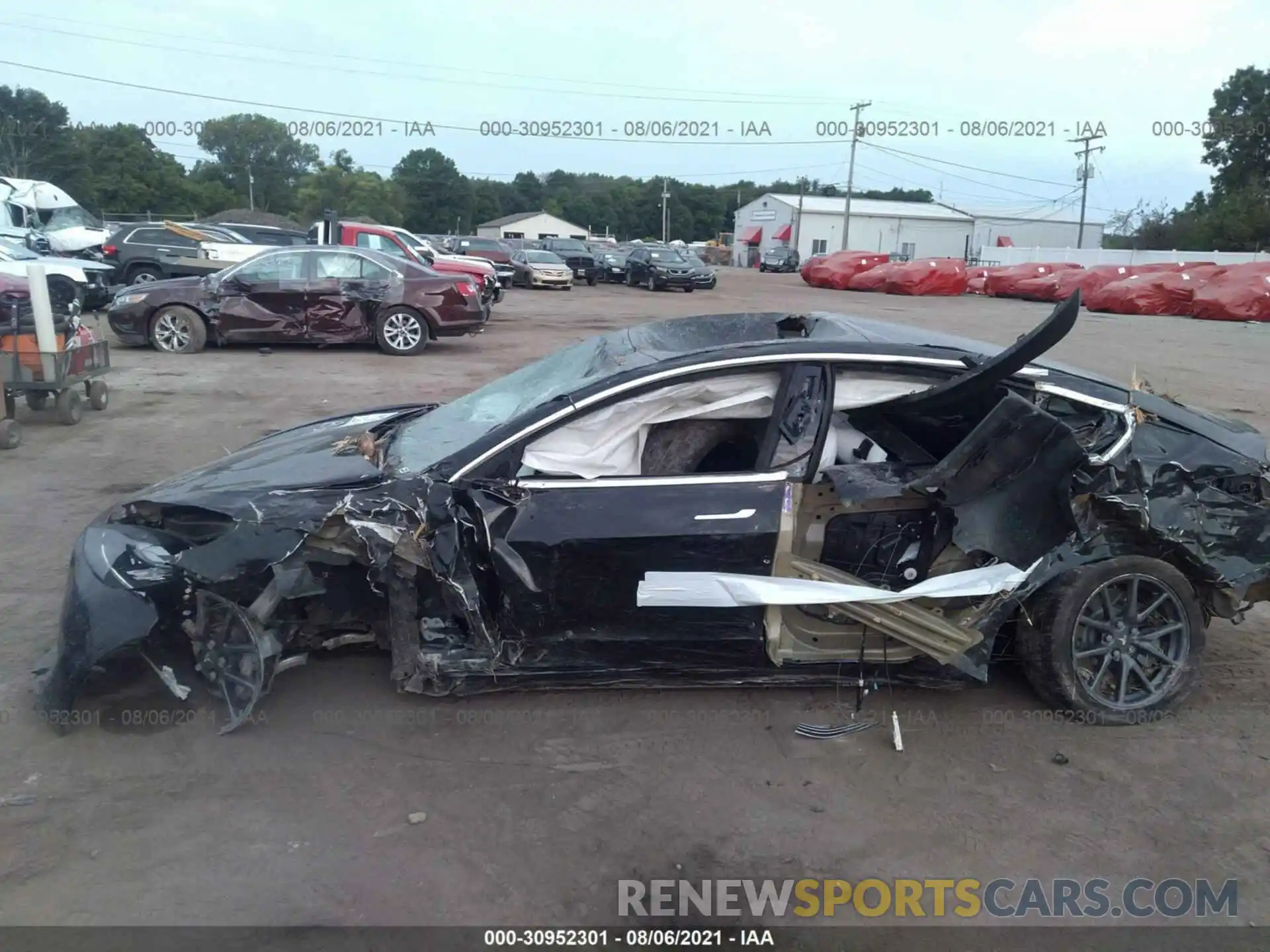 6 Photograph of a damaged car 5YJ3E1EB6KF390508 TESLA MODEL 3 2019