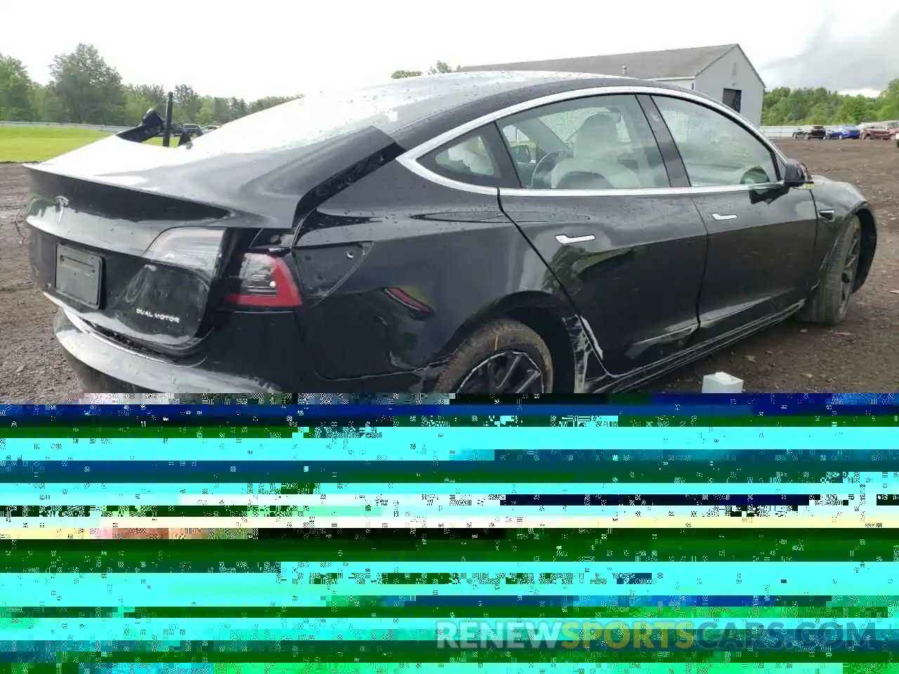 4 Photograph of a damaged car 5YJ3E1EB6KF390590 TESLA MODEL 3 2019