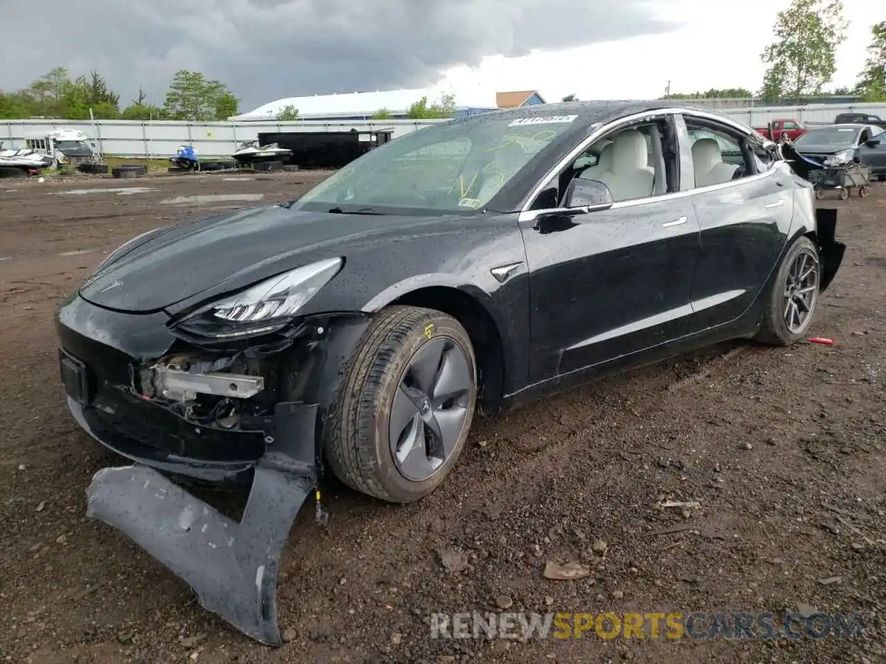 9 Photograph of a damaged car 5YJ3E1EB6KF390590 TESLA MODEL 3 2019