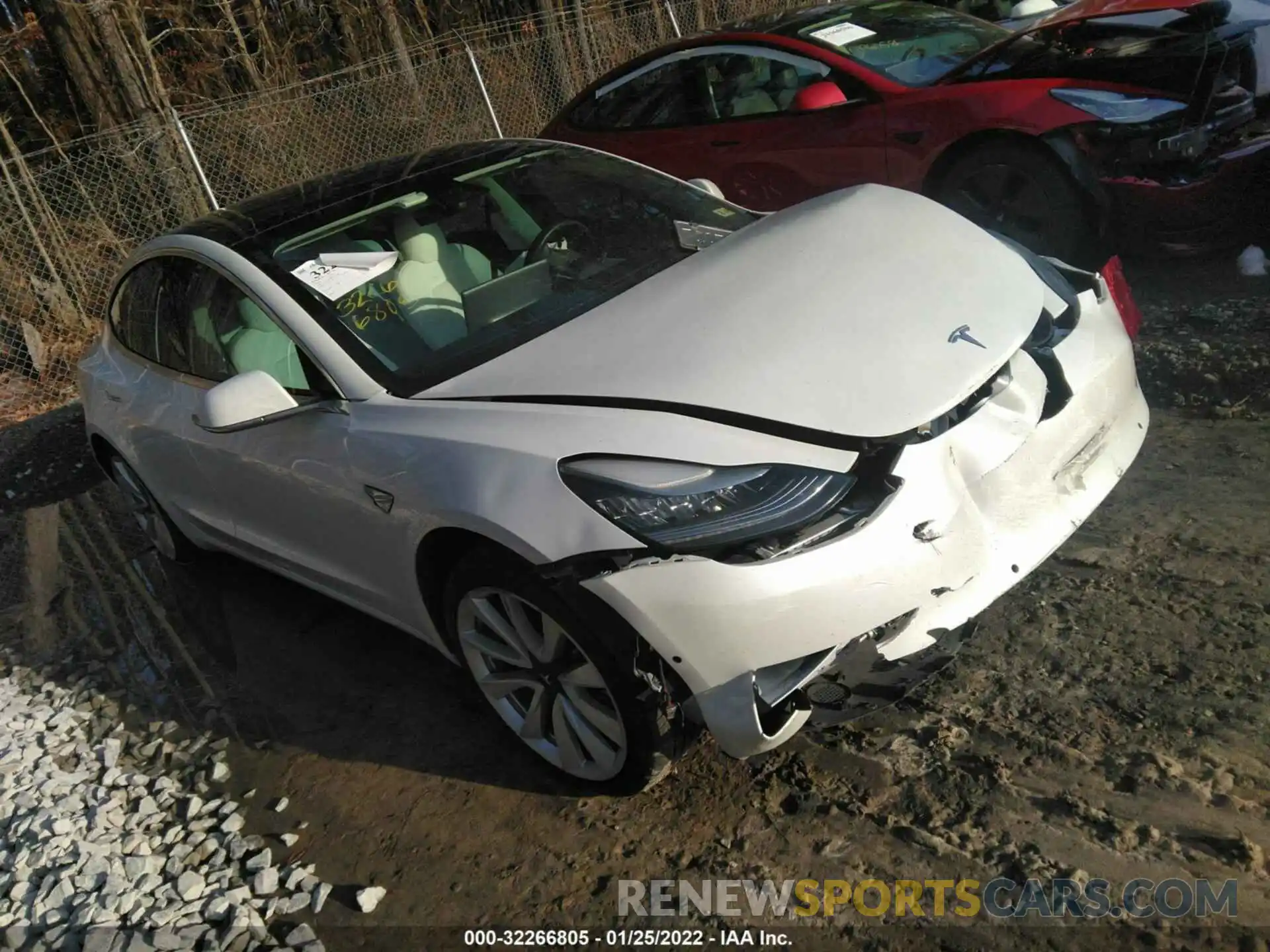 1 Photograph of a damaged car 5YJ3E1EB6KF392520 TESLA MODEL 3 2019