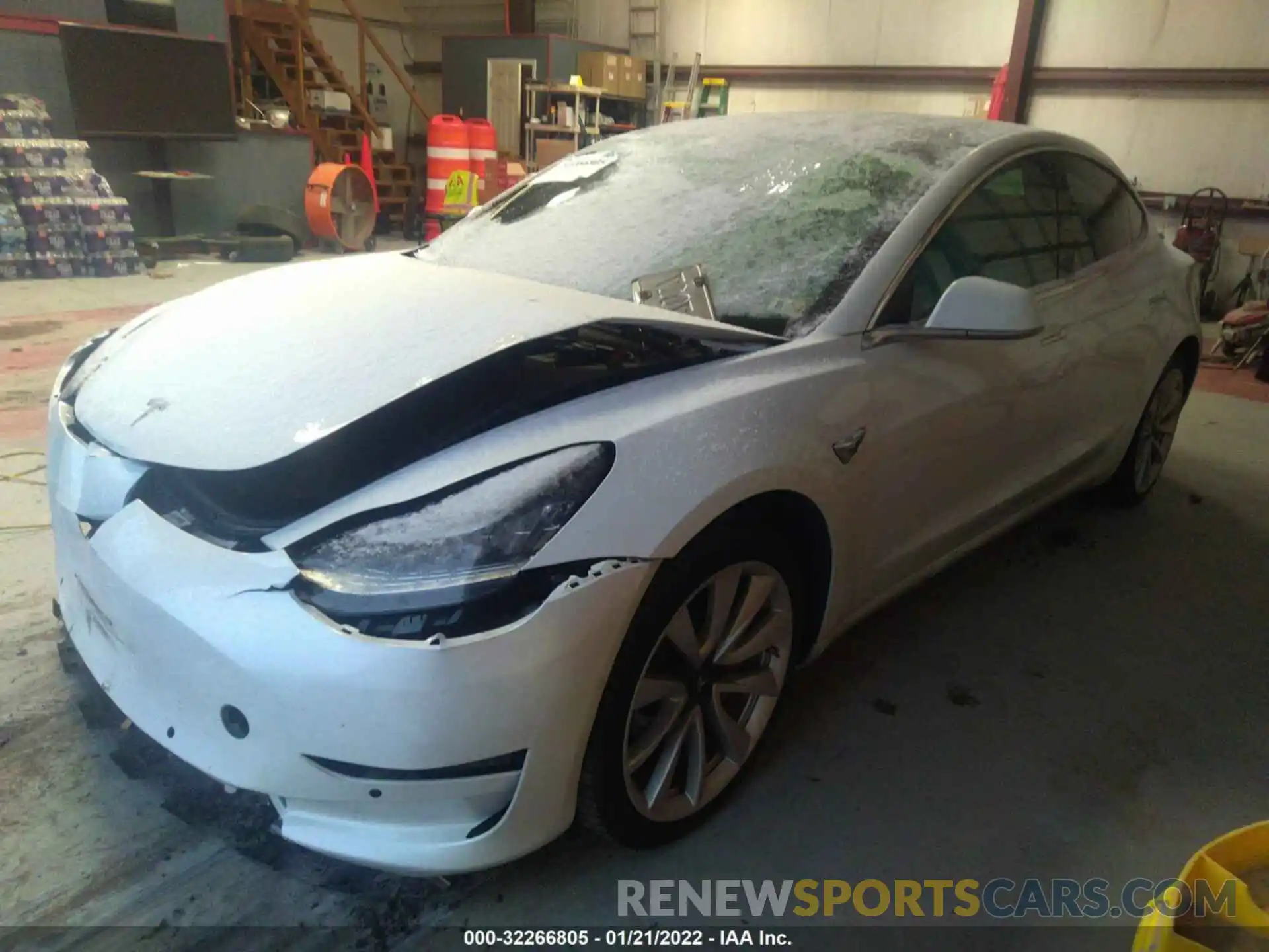 2 Photograph of a damaged car 5YJ3E1EB6KF392520 TESLA MODEL 3 2019