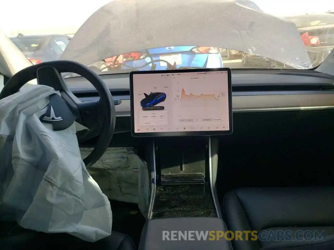 9 Photograph of a damaged car 5YJ3E1EB6KF393103 TESLA MODEL 3 2019