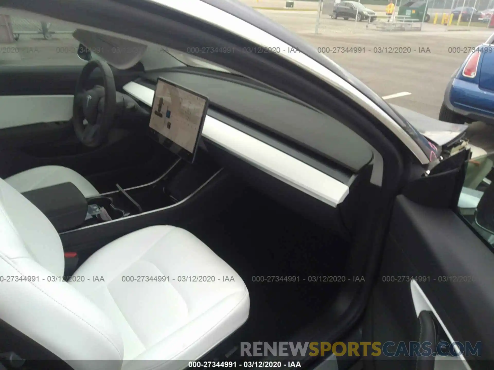 5 Photograph of a damaged car 5YJ3E1EB6KF393361 TESLA MODEL 3 2019