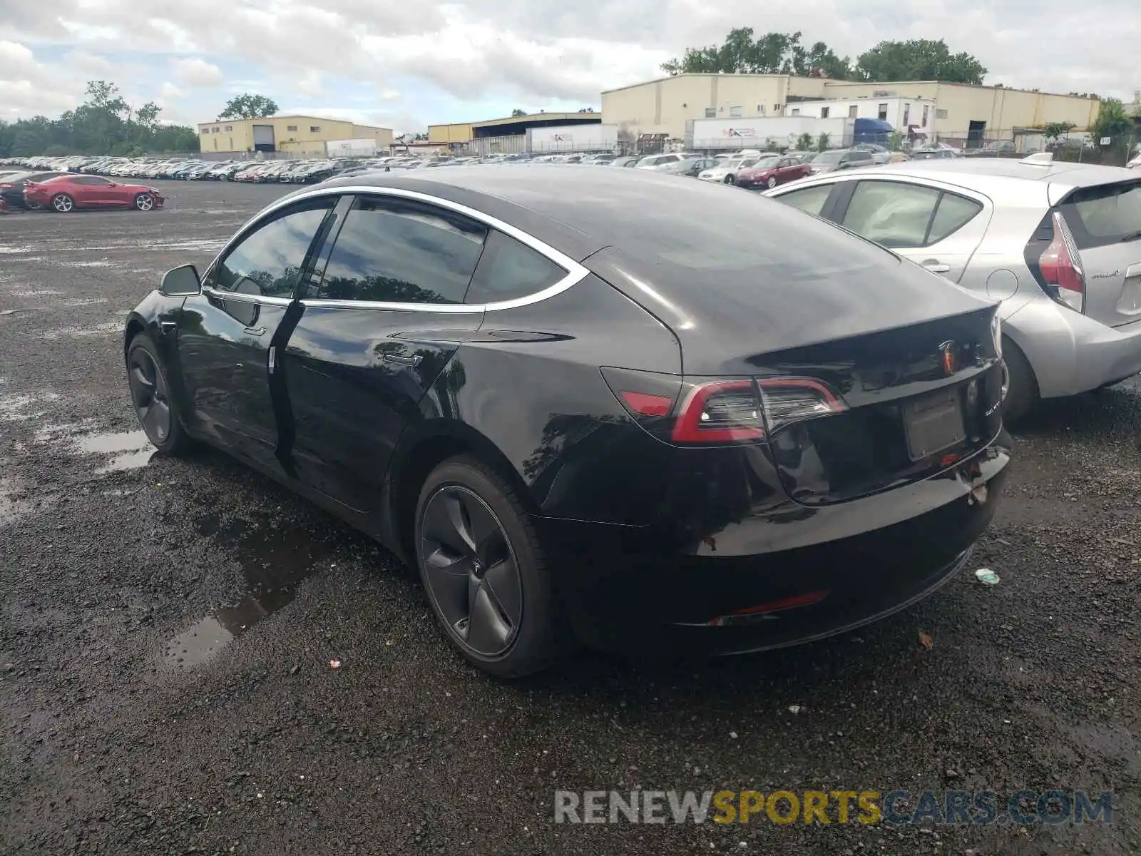 3 Photograph of a damaged car 5YJ3E1EB6KF406710 TESLA MODEL 3 2019